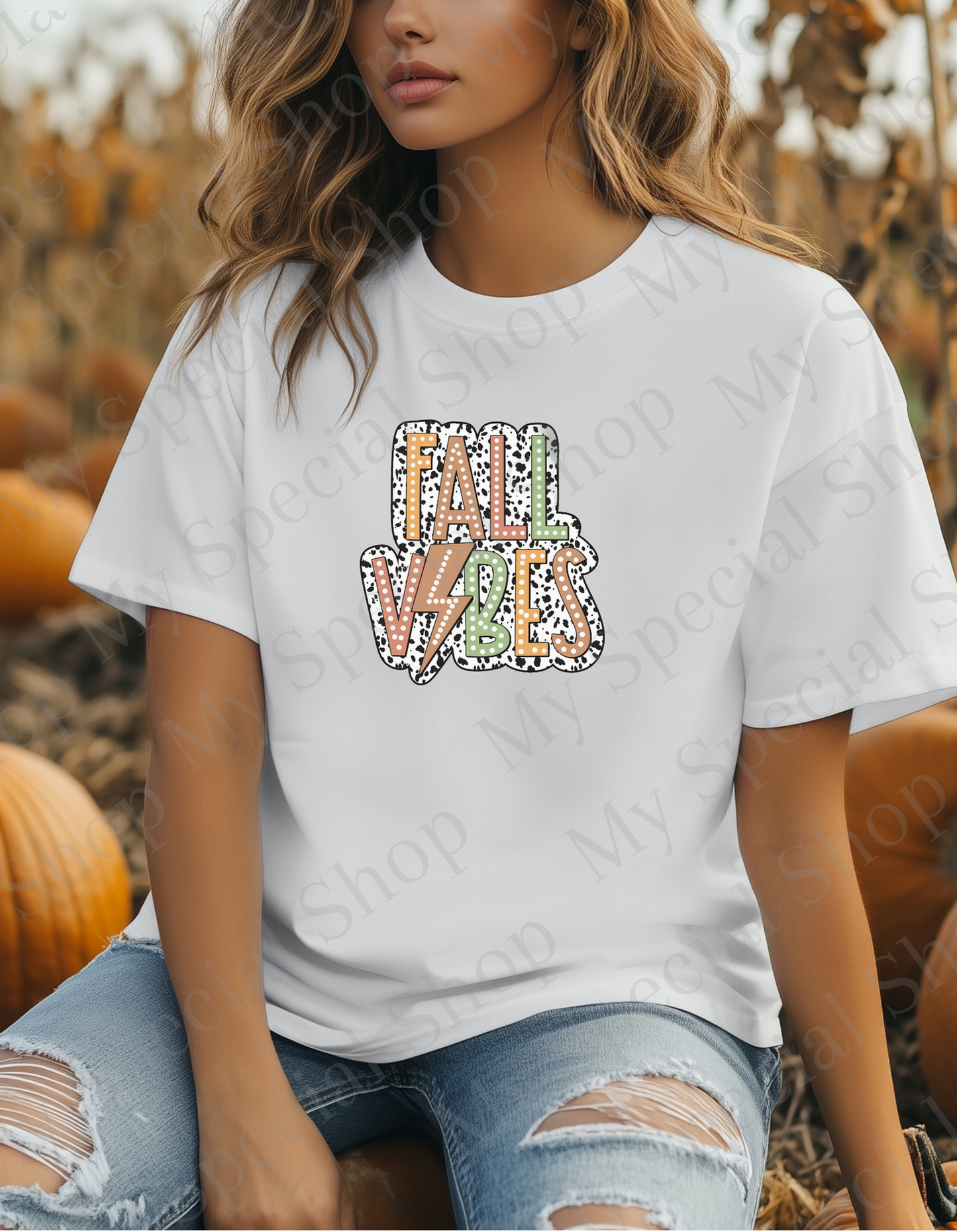 Fall Vibes Graphic Tee – Cozy Retro Fall Shirt for Women | Football | NBA | Team Spirit | Graphic Tee | | Bella Canvas | Soft style | Unisex My Special Shop
