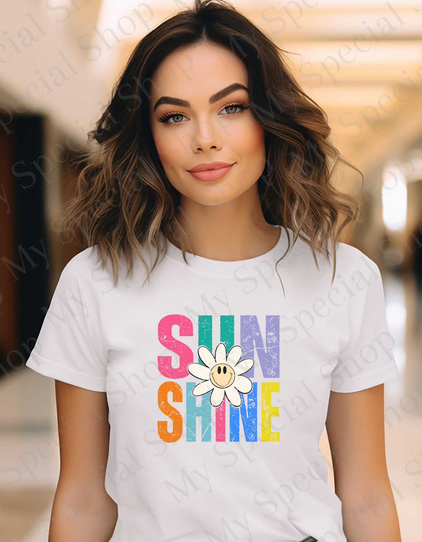 Sunshine Shirt | Cotton | Summer time | Beach Vibe | Flower | Bright Color (Copy) My Special Shop