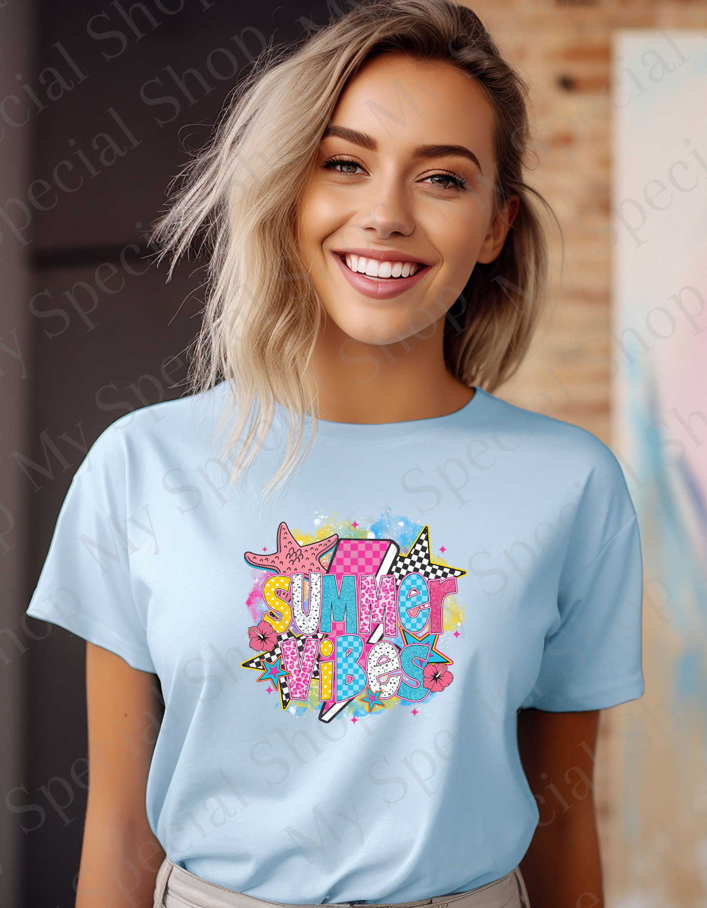 Summer Vibe #3 | Cotton | Summer time | Beach Vibe | Flower | Bright Color
