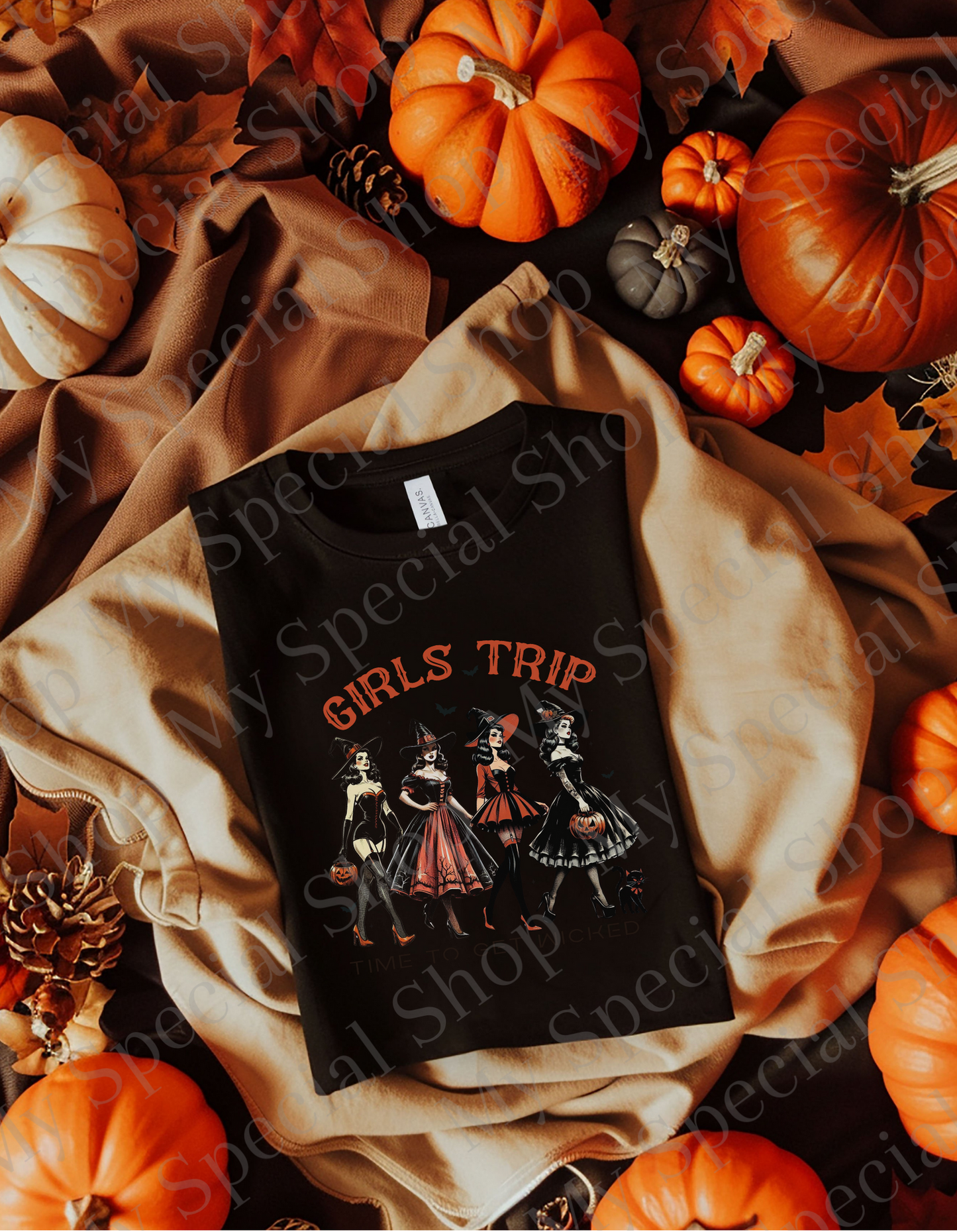 True Crime & Chill Halloween Shirt – Spooky Cozy Raccoon & Skeleton Tee | Funny | Bella + Canvas | Unisex (Copy) My Special Shop