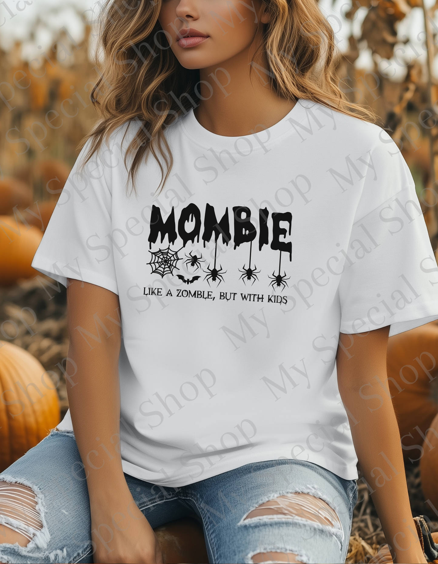 Funny Mombie Halloween Shirt | Funny | MOM | Zombie | Bella + Canvas | Unisex My Special Shop