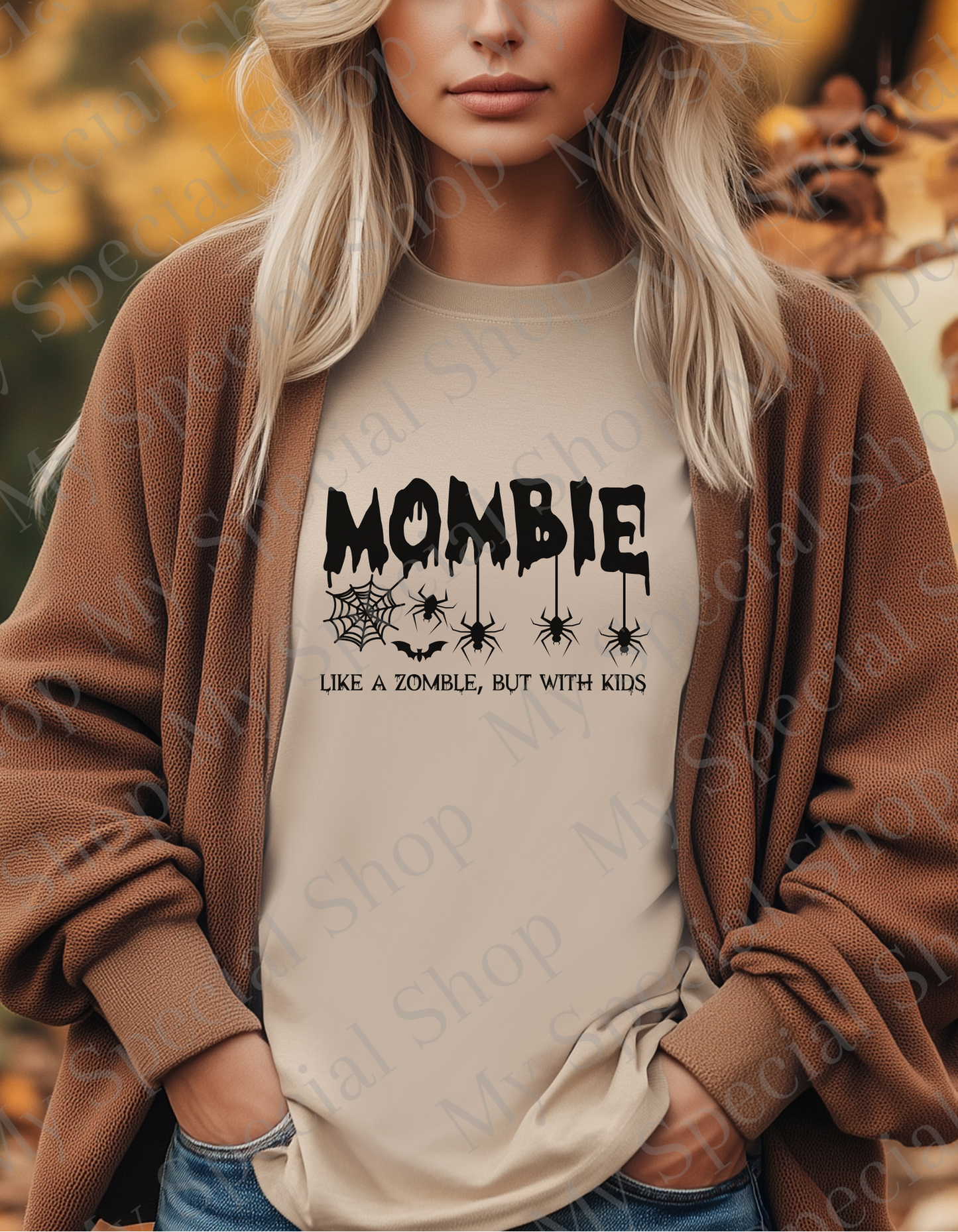 Funny Mombie Halloween Shirt | Funny | MOM | Zombie | Bella + Canvas | Unisex My Special Shop