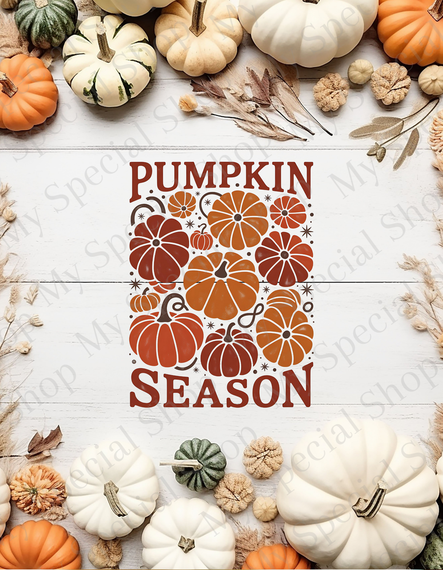 Pumpkin Season Sweatshirt – Cozy Fall Crewneck Pullover| Graphic Tee | Soft style | Unisex My Special Shop