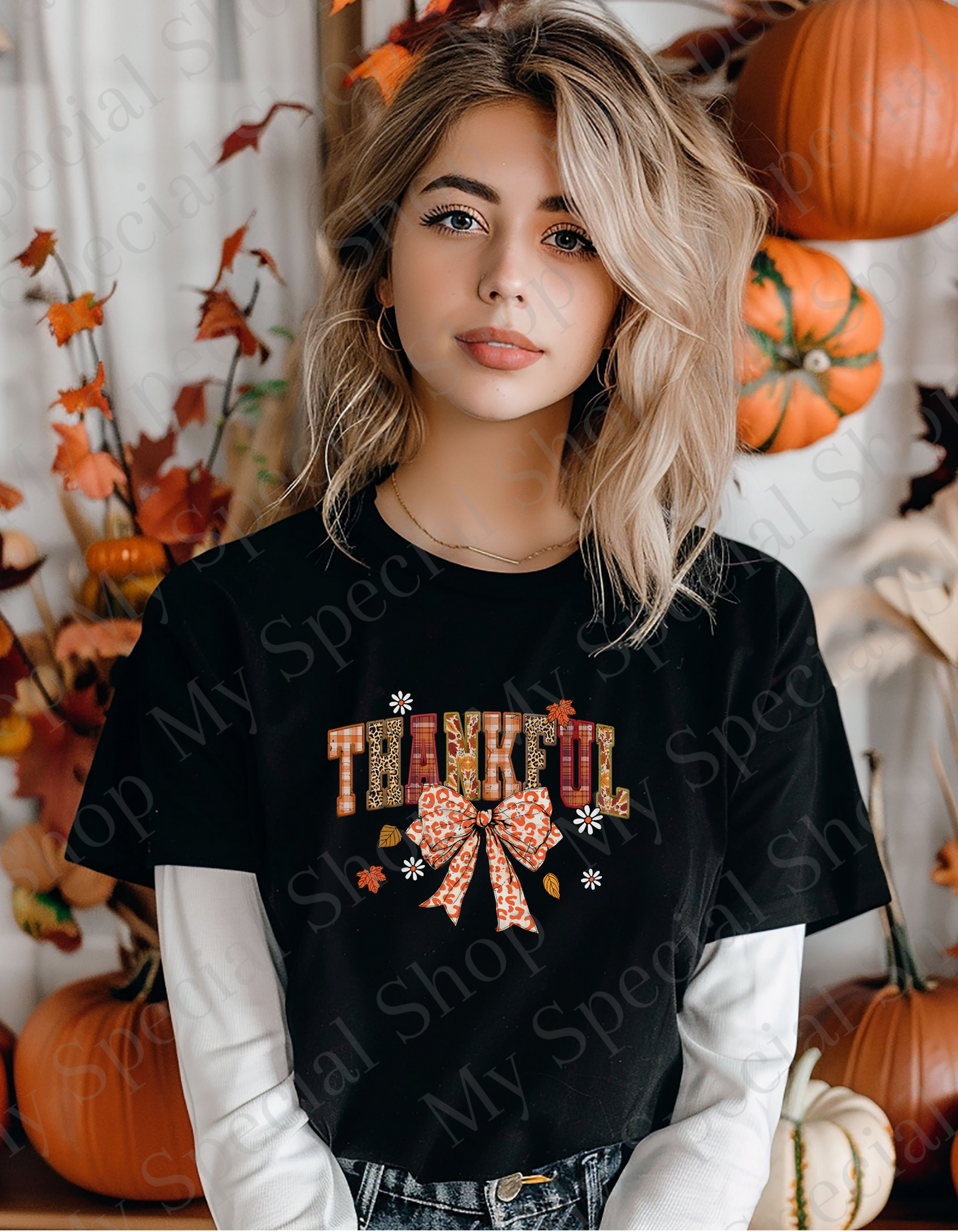 THANKFUL Fall Graphic Tee | Bella+Canvas | Graphic Tee | Soft style | Unisex My Special Shop