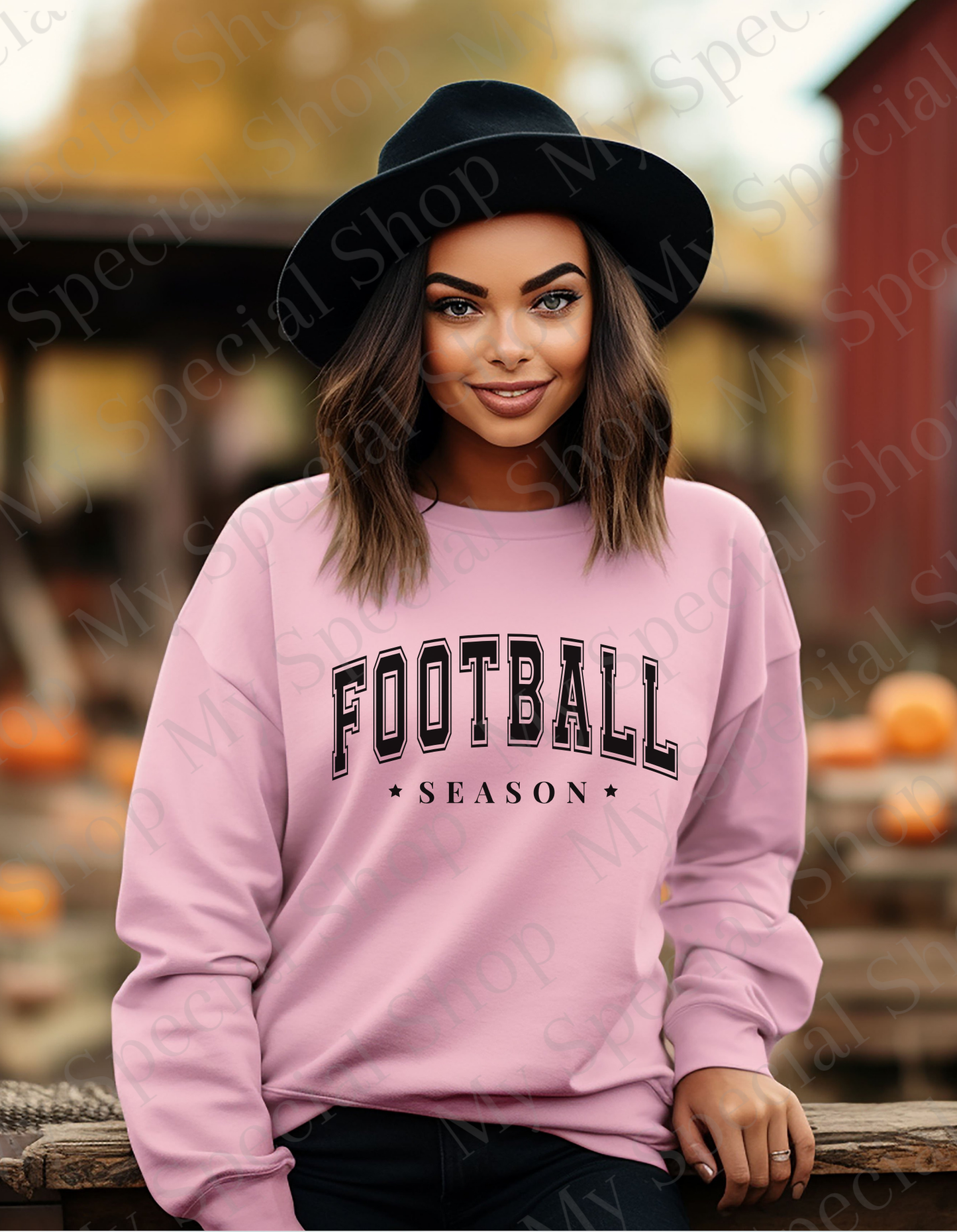 Football Season Sweatshirt | Cozy Gildan 1800 Crewneck | Fall Game Day Pullover | Neutral Aesthetic Football Sweater | Game Day Outfit | Unisex My Special Shop