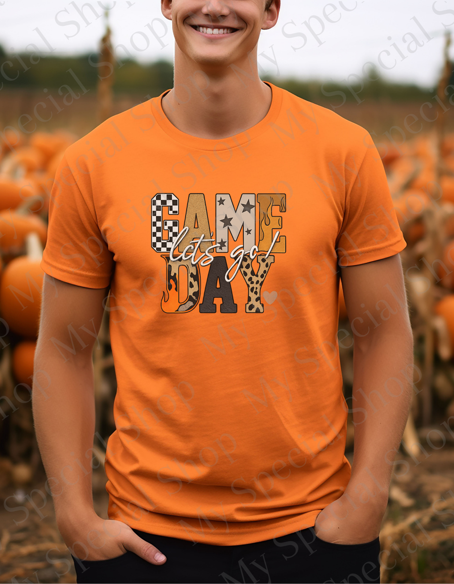 Game Day Let’s Go Shirt – Trendy Fall Football Graphic Tee| Football | NBA | Team Spirit | Graphic Tee | | Bella Canvas | Soft style | Unisex My Special Shop
