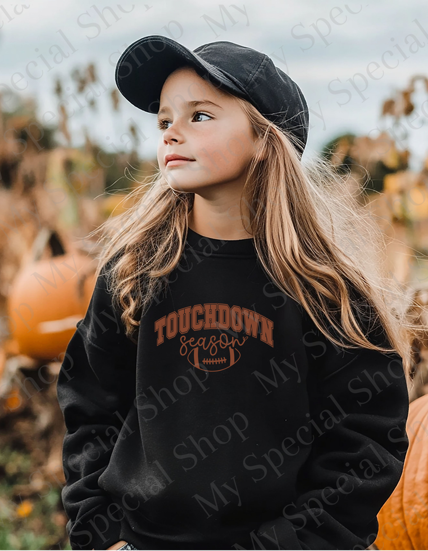 Touchdown Season Sweatshirt | Fall Football Crewneck | Cozy Pullover | Game Day | Brown Varsity Graphic | Game Day Outfit | Unisex My Special Shop