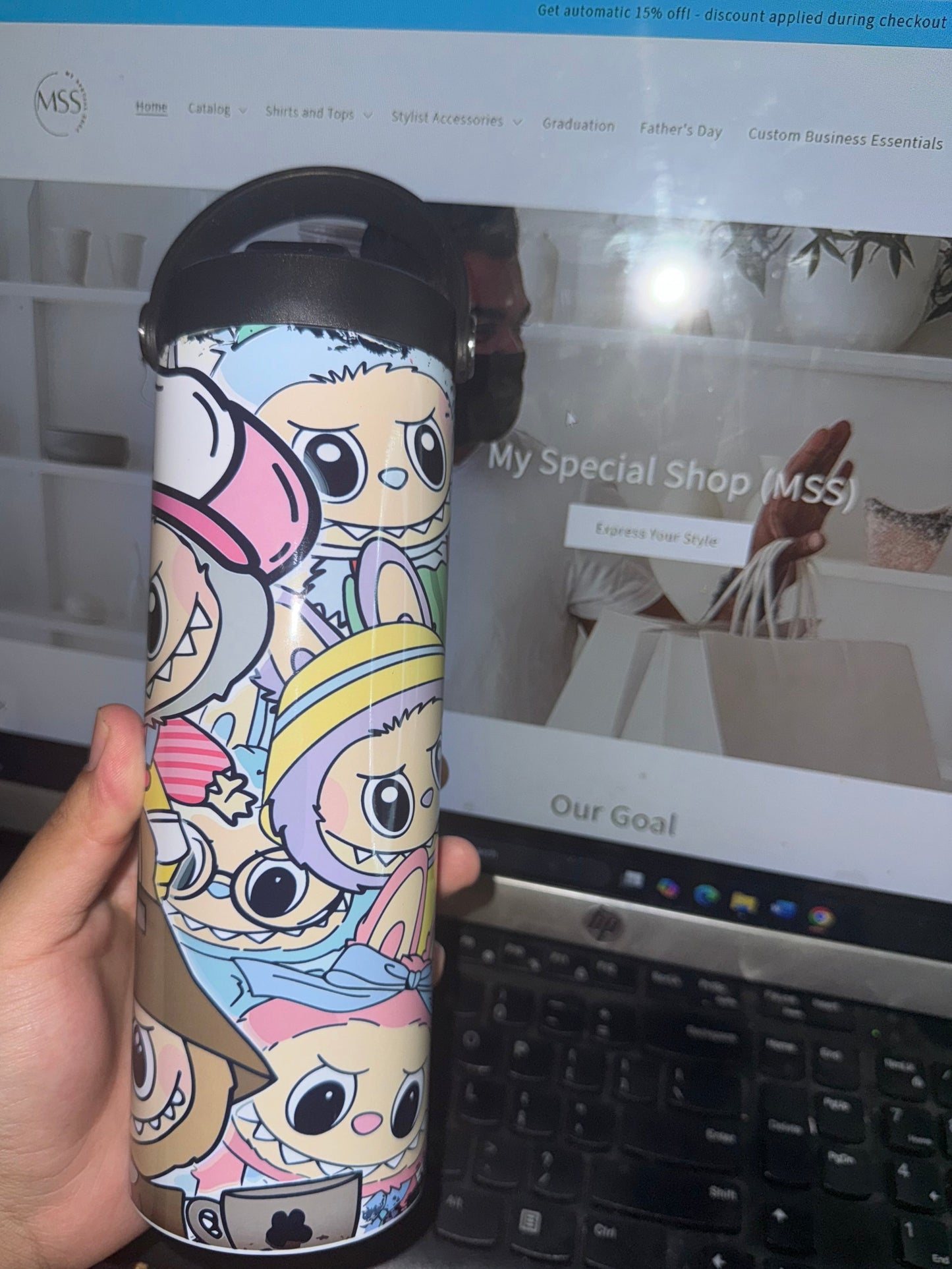 Labubu Flask Tumbler | 20oz | Thermal | Hot and Cold |Travel My Special Shop