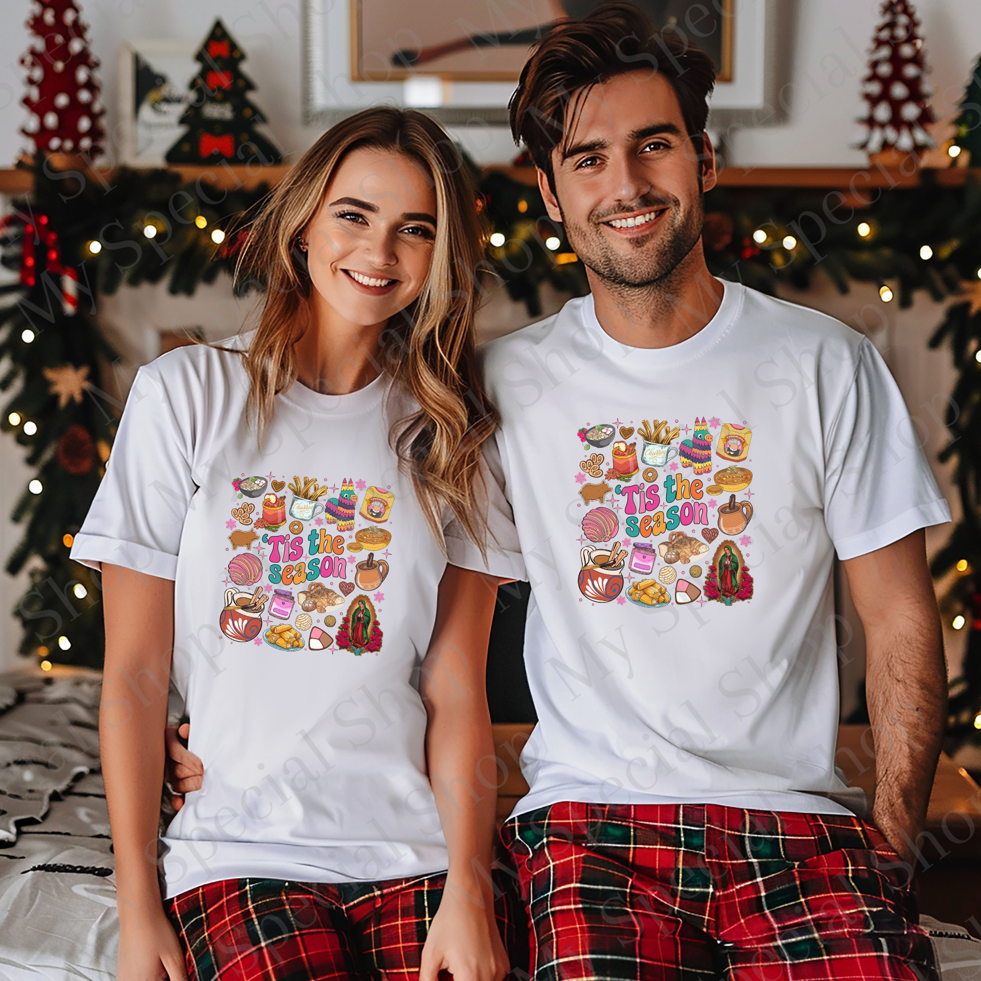Tis The Season Mexican Christmas Shirt | Latina Holiday Tee | Tamales Pan Dulce Champurrado Shirt | Fiesta Navidad Shirt My Special Shop