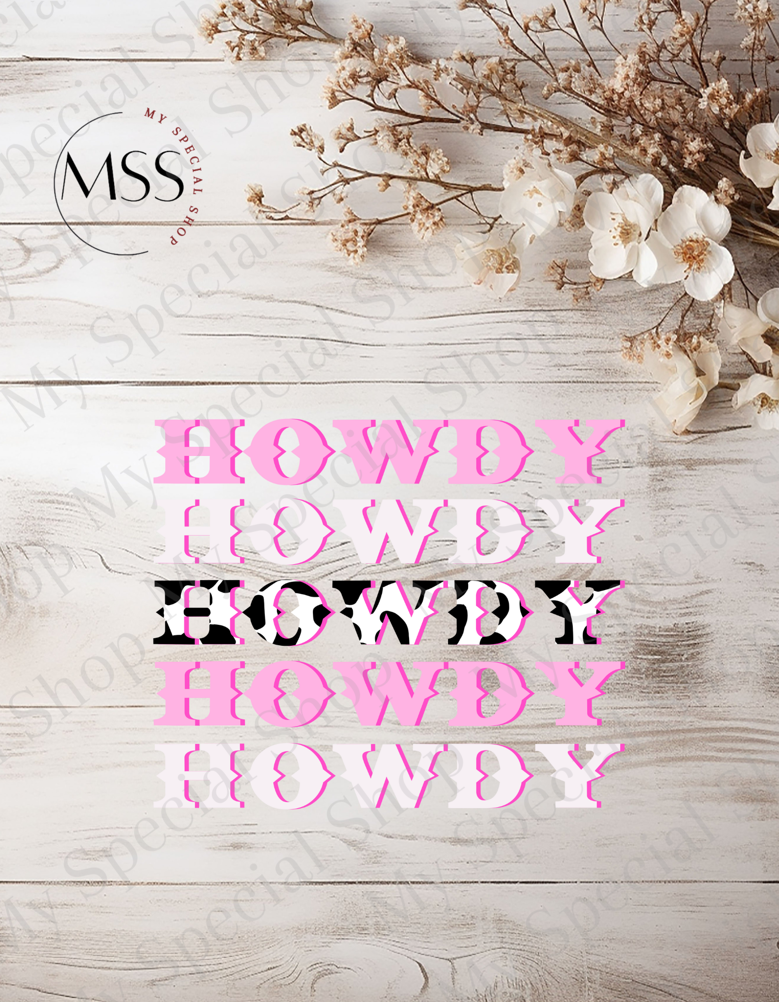 Howdy Howdy Howdy T-Shirt | Western Cowgirl Pink Graphic Tee | Country Retro Rodeo Shirt | Southern Y2K Trend My Special Shop