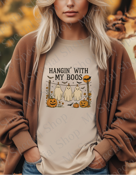 Spooky Season PNG – Cute Halloween Ghost | Pumpkin | Cat & Grave | Bella + Canvas | Unisex (Copy) My Special Shop