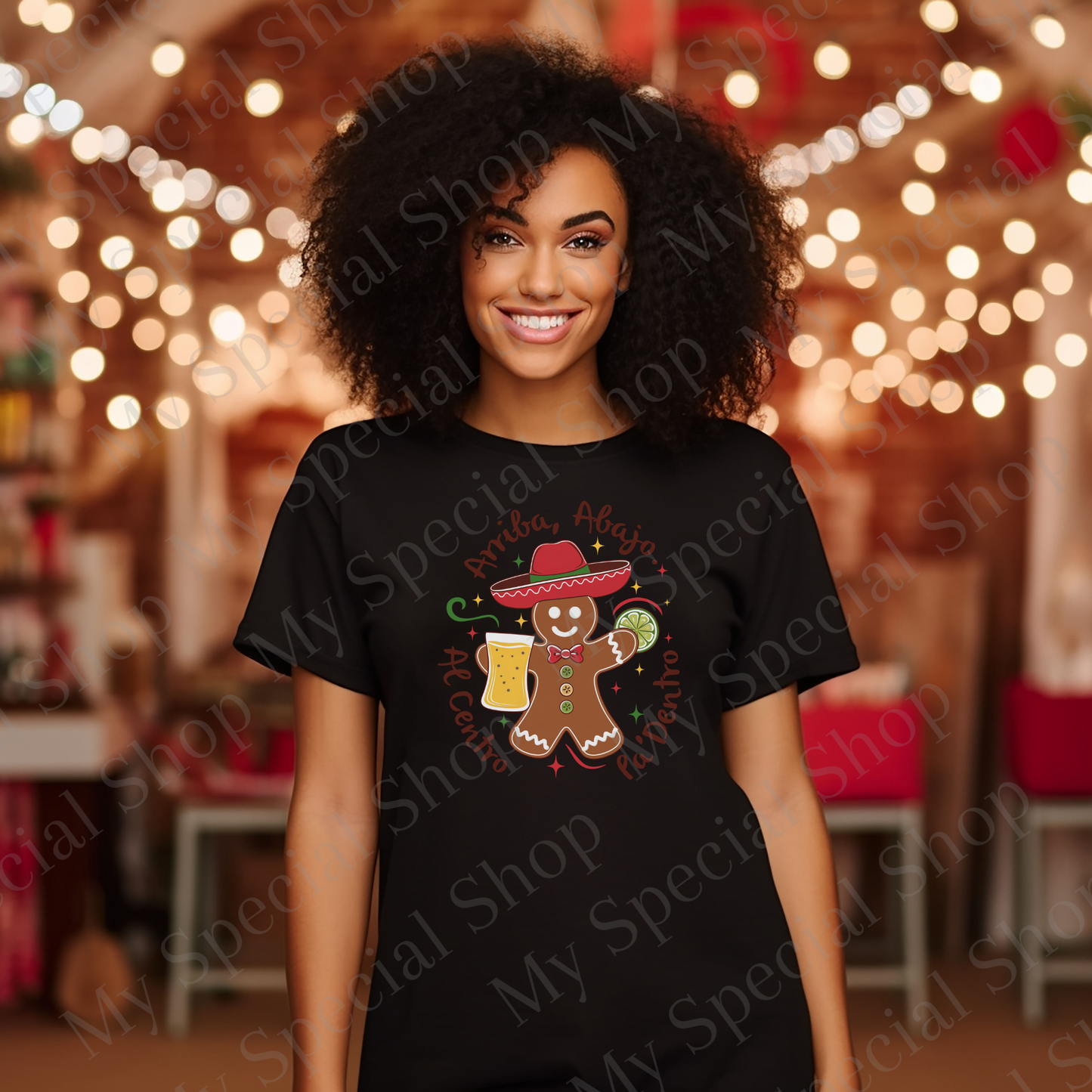 Arriba Abajo Al Centro Pa’ Dentro Shirt | Mexican Christmas Shirt | Fiesta Holiday Tee | Funny Latino Christmas Outfit My Special Shop
