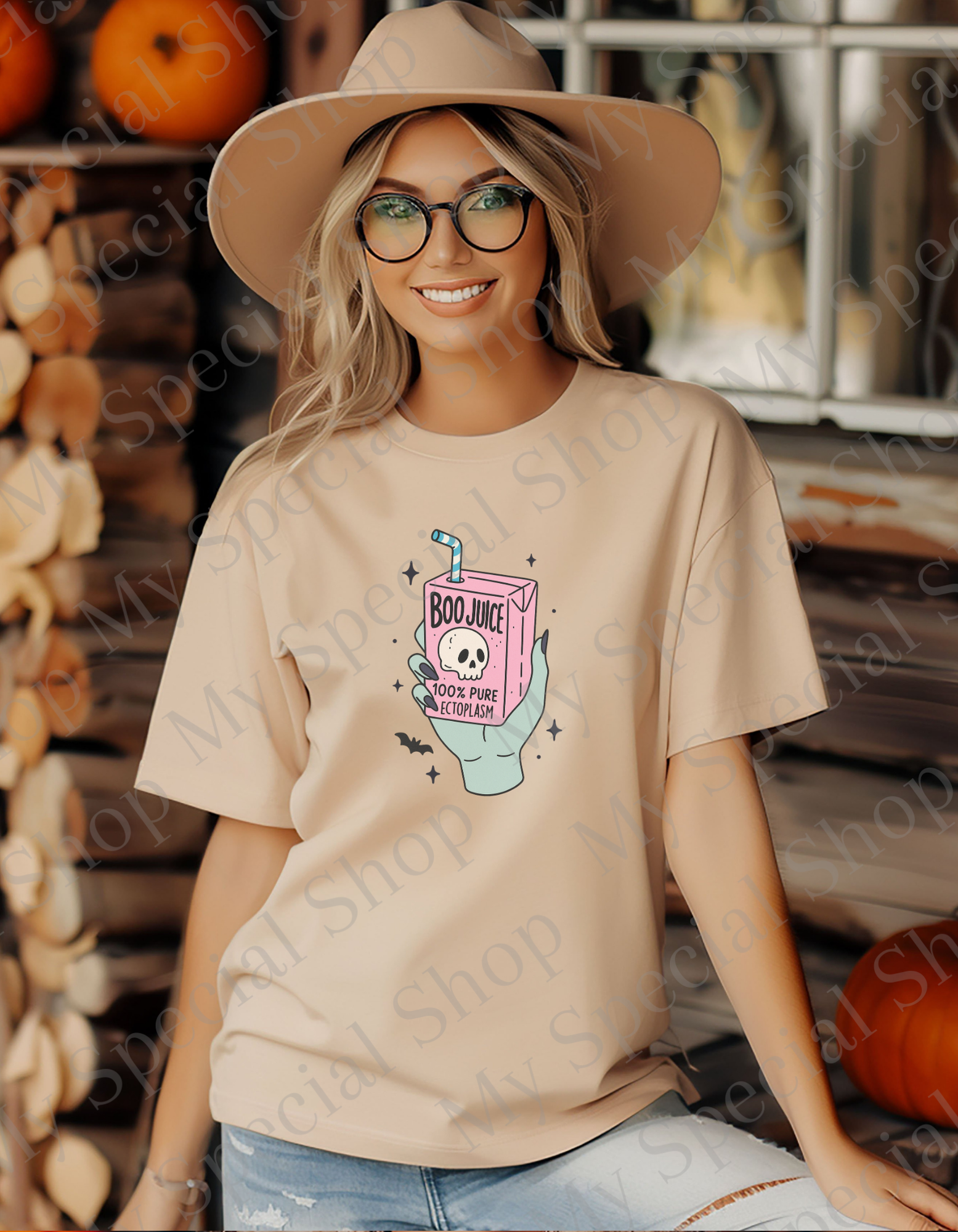 Just Here for the Boos – Funny Halloween Ghost Beer Shirt | Funny | Bella + Canvas | Unisex My Special Shop