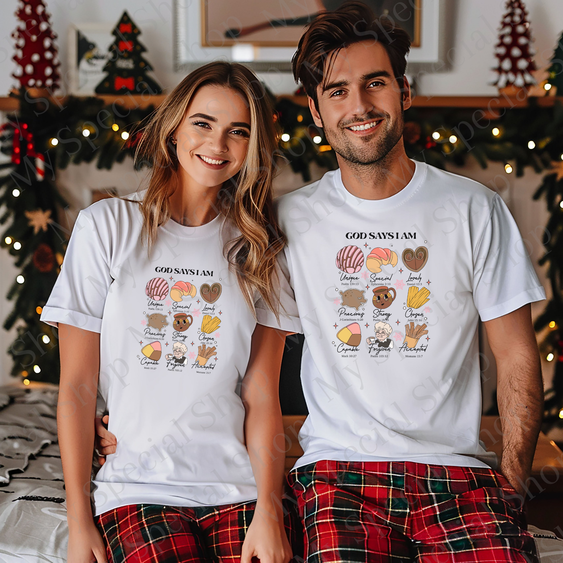 God Says I Am Pan Dulce Shirt | Christian Mexican Shirt | Faith and Culture Tee | Inspirational Latina Religious Shirt My Special Shop