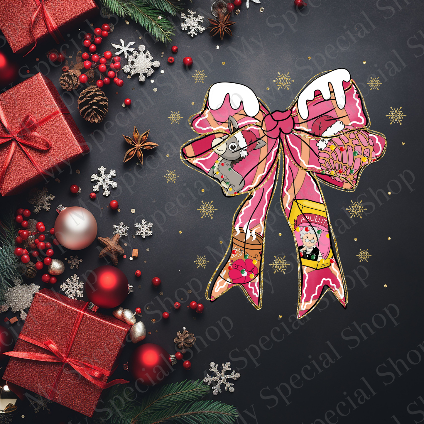 Feliz Navidad Pan Dulce Shirt | Mexican Christmas Shirt | Abuelita Concha Tee | Latino Holiday Outfit (Copy) My Special Shop