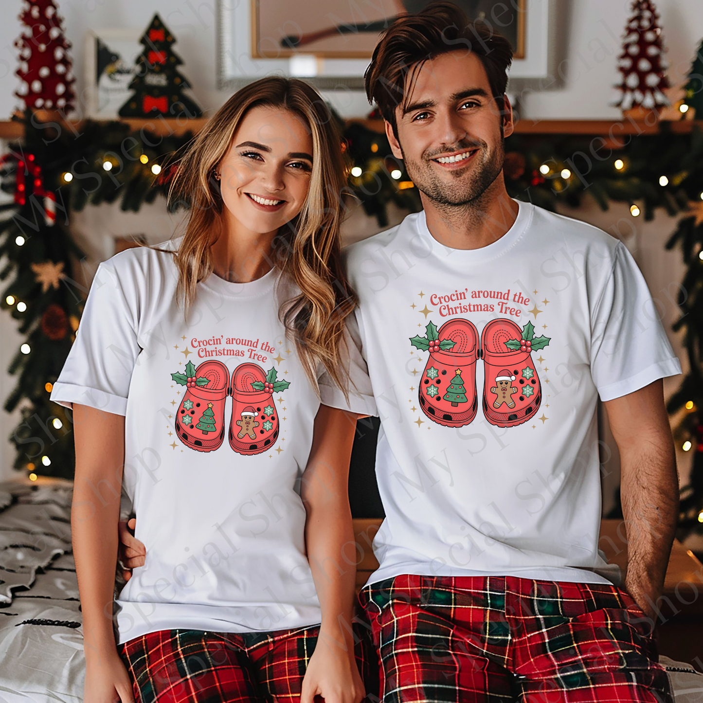 Crocin’ Around the Christmas Tree Shirt | Funny Croc Christmas Tee | Holiday Crocs Lover Gift Shirt My Special Shop