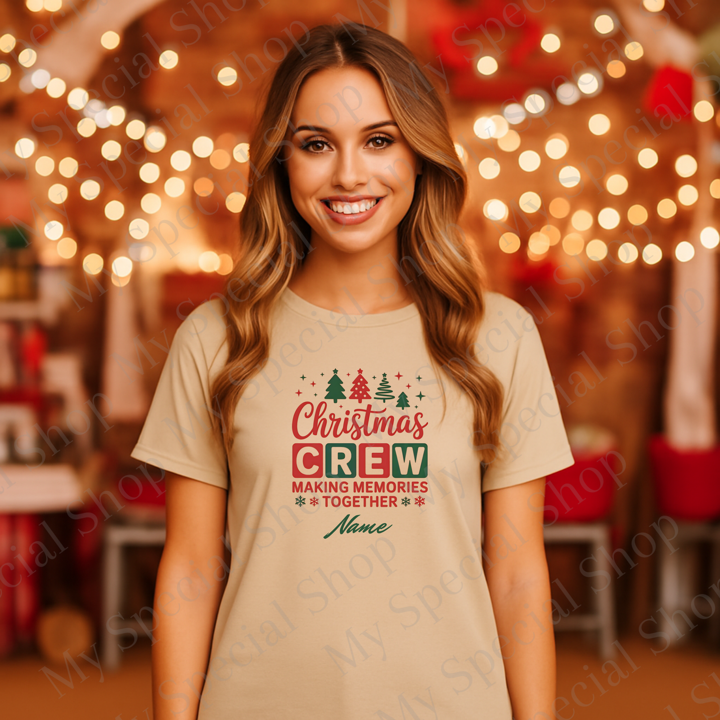 Family Christmas Crew Matching Shirts | Custom Name Holiday Outfit | Personalized Adult & Youth Christmas Tees My Special Shop