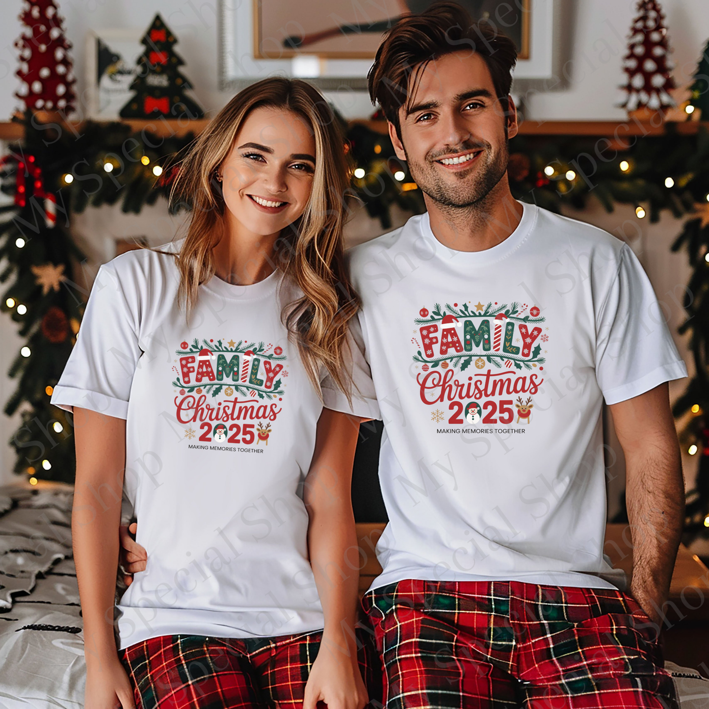 Family Christmas 2025 Matching Shirts | Holiday Family Outfit | Making Memories Together T-Shirt My Special Shop