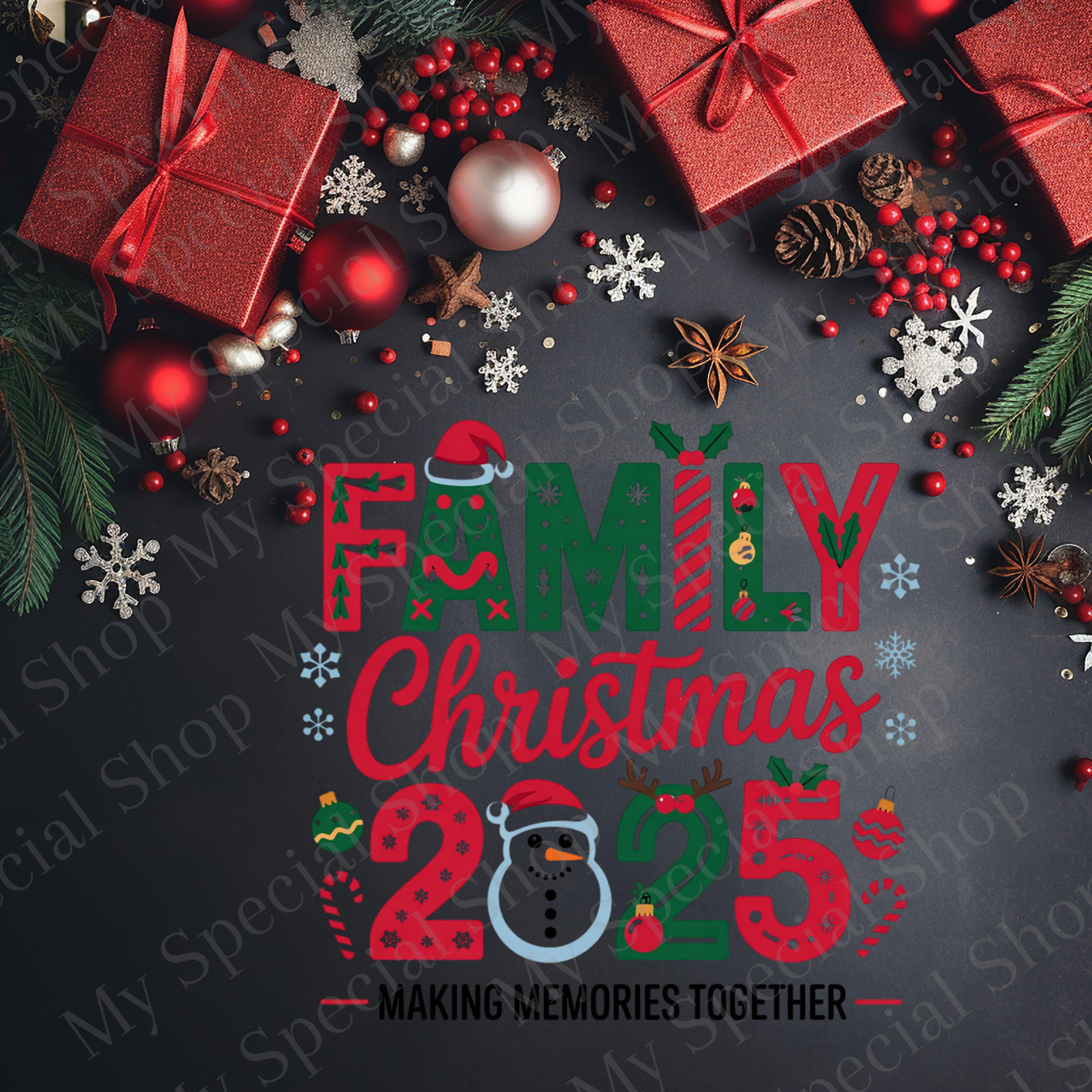 Snowing Family Christmas 2025 Shirts | Matching Holiday Family Tees | Festive “Making Memories Together” Outfit My Special Shop