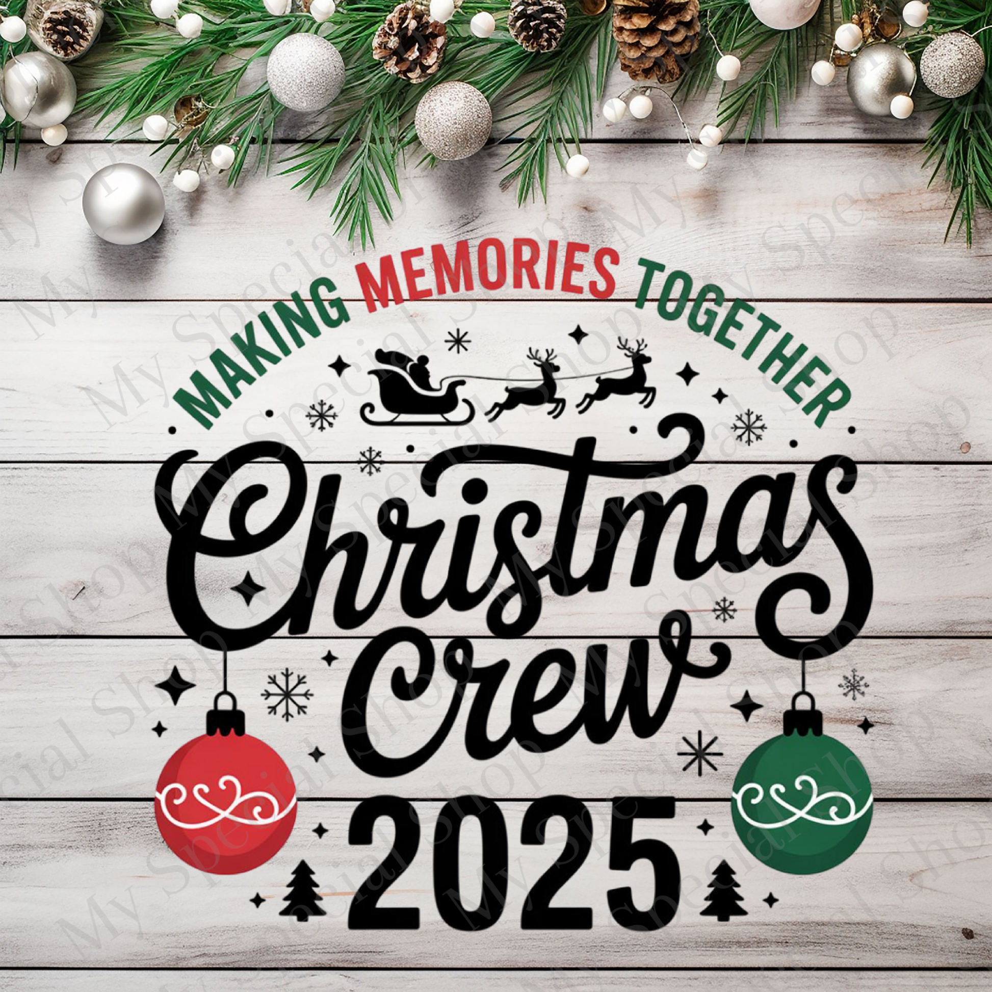Snowing Family Christmas 2025 Shirts | Matching Holiday Family Tees | Festive “Making Memories Together” Outfit (Copy) My Special Shop
