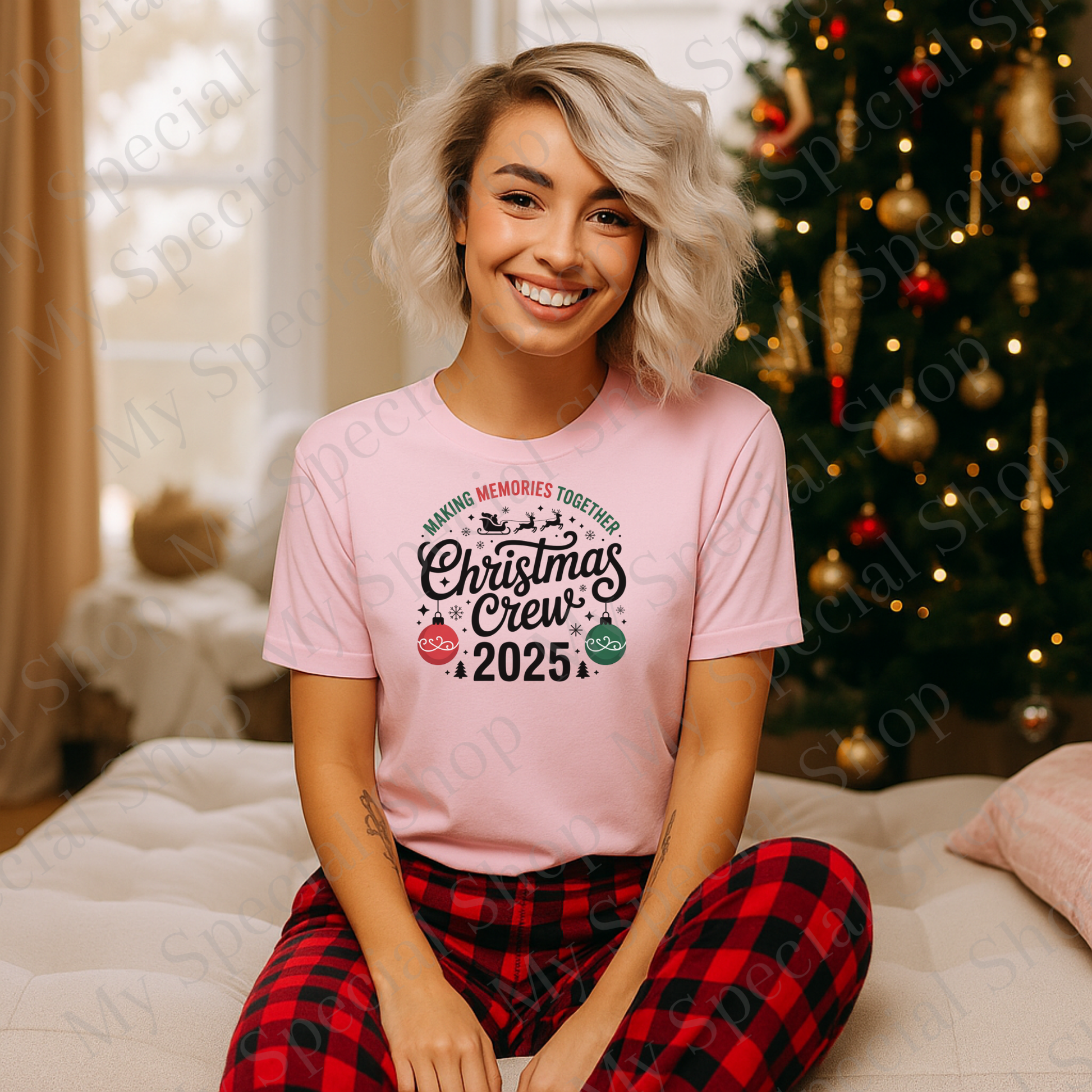 Snowing Family Christmas 2025 Shirts | Matching Holiday Family Tees | Festive “Making Memories Together” Outfit (Copy) My Special Shop