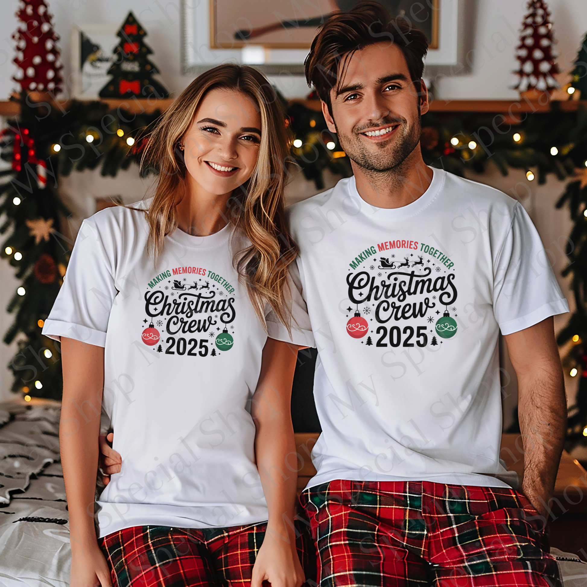 Snowing Family Christmas 2025 Shirts | Matching Holiday Family Tees | Festive “Making Memories Together” Outfit (Copy) My Special Shop