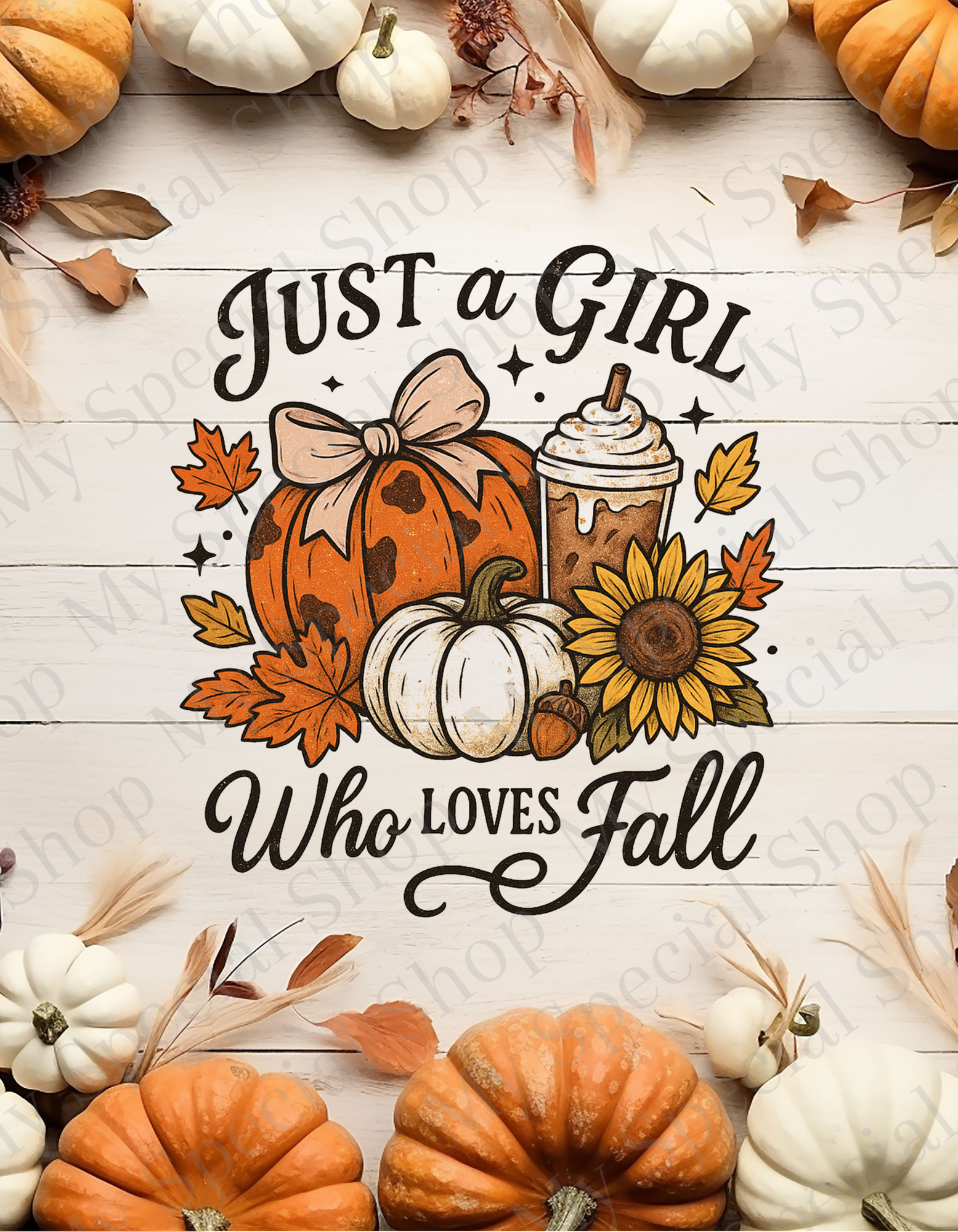Just a Girl Who Loves Fall Shirt – Cozy Autumn Pumpkin for Fall Vibes | Graphic Tee | Soft style | Unisex (Copy) My Special Shop