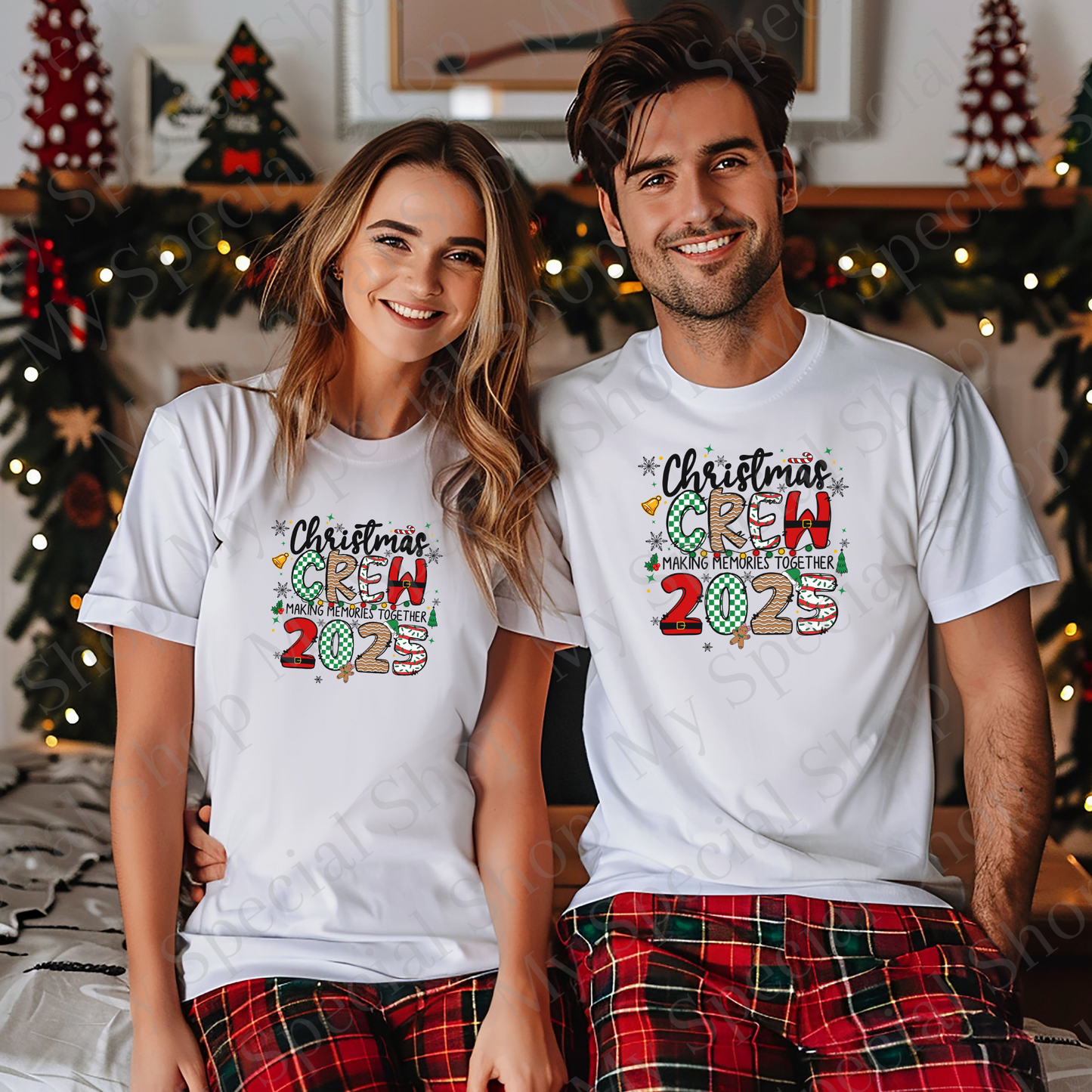 Christmas Crew 2025 Shirts | Matching Family Holiday Tees | Making Memories Together | Light & Dark Variants My Special Shop