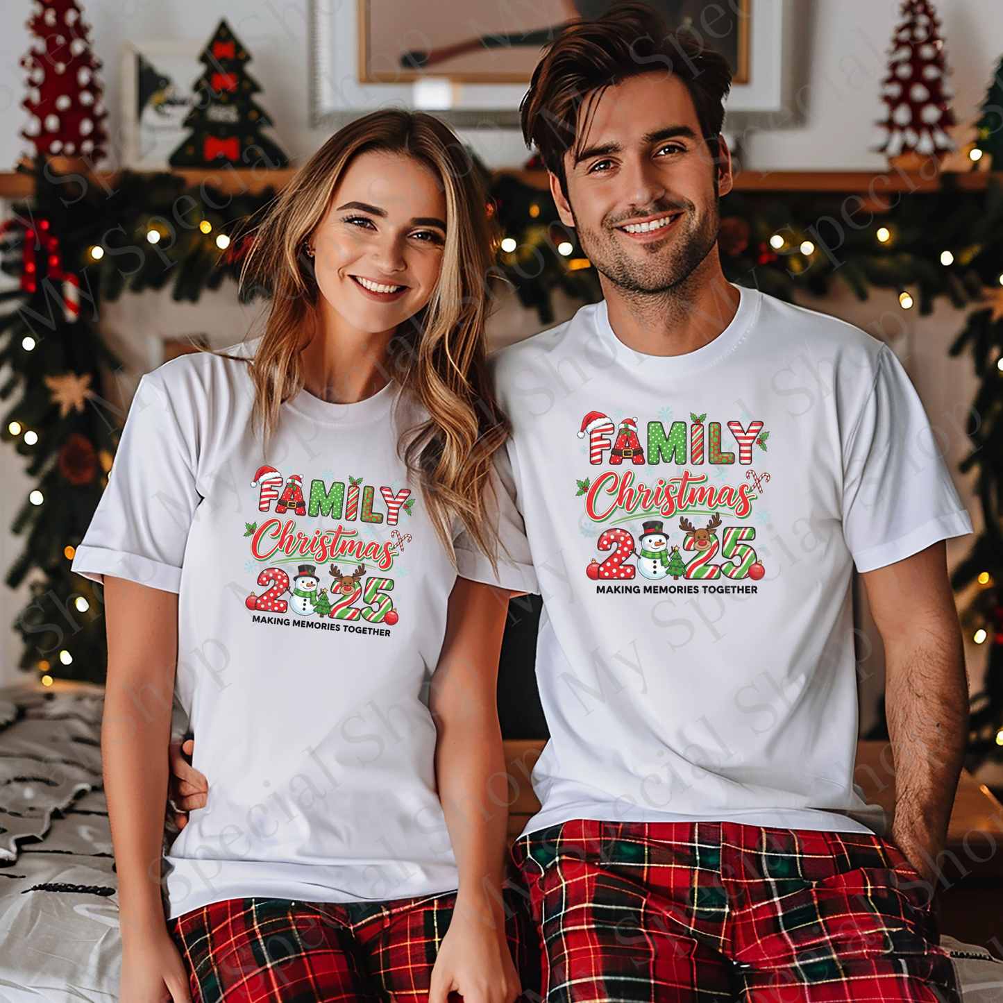 #2 Family Christmas 2025 Shirts | Matching Holiday Shirts | Making Memories Together | Snowman & Reindeer Design My Special Shop