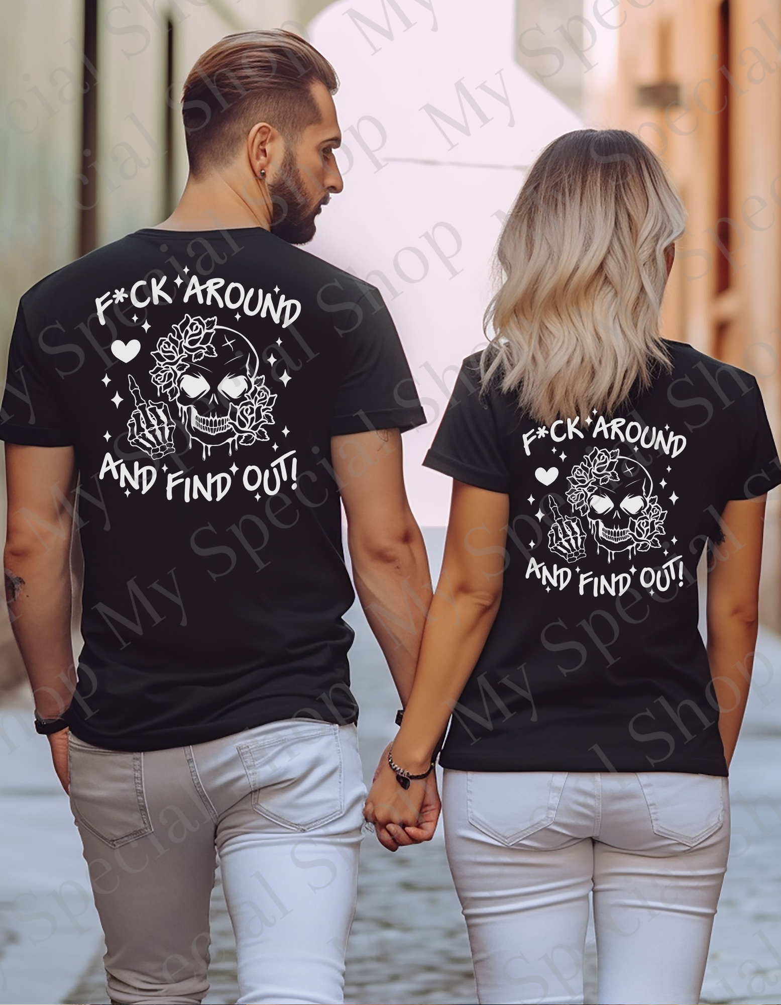 Fck Around and Find Out Skull T-Shirt* | Edgy Skeleton Graphic Tee | Gothic Aesthetic Streetwear | Bold Statement Shirt My Special Shop