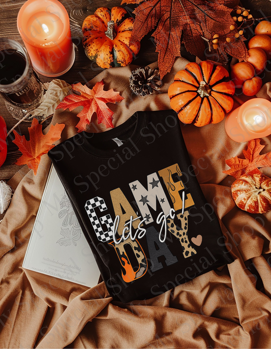 Game Day Let’s Go Shirt – Trendy Fall Football Graphic Tee| Football | NBA | Team Spirit | Graphic Tee | | Bella Canvas | Soft style | Unisex My Special Shop