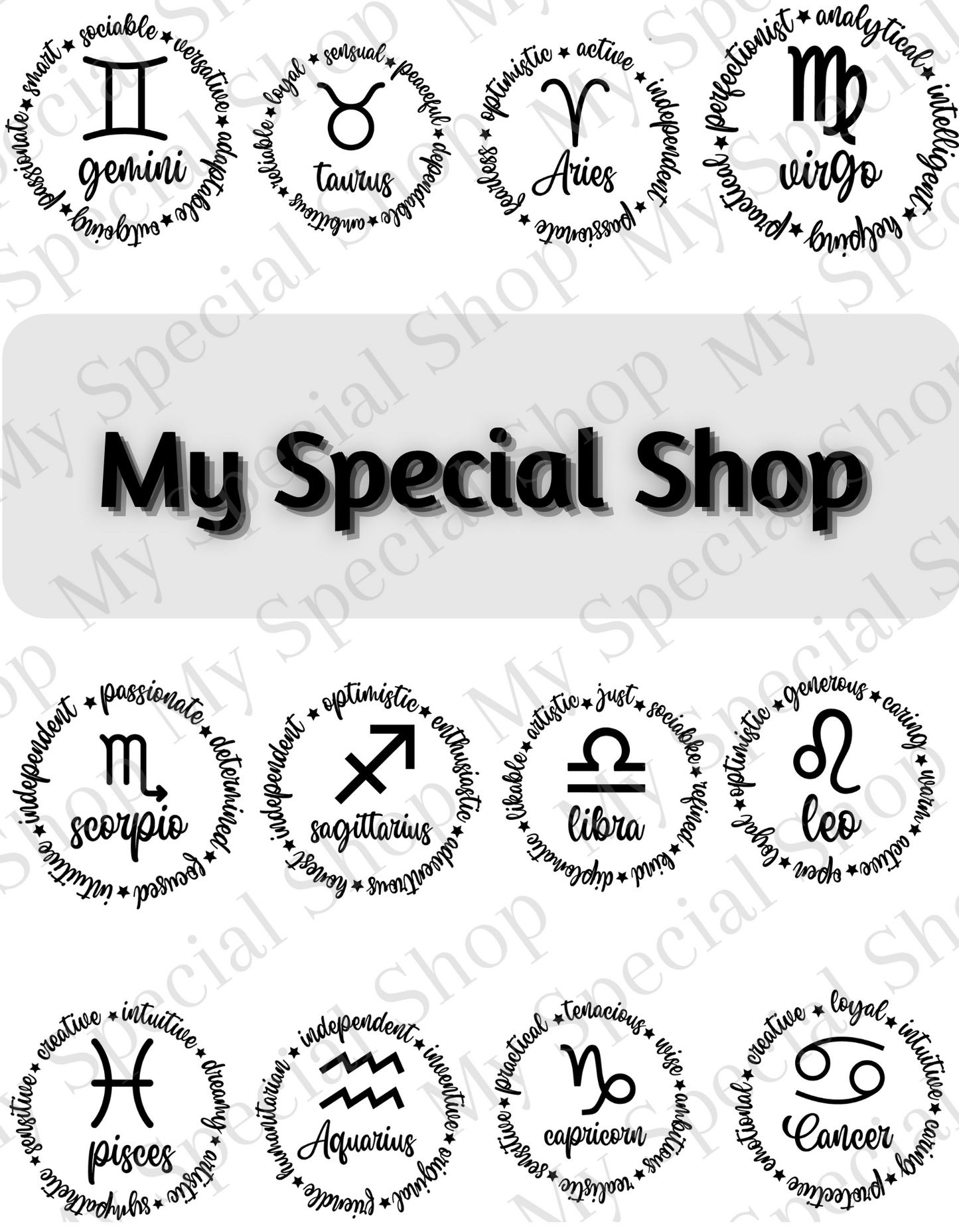 Zodiac Nutritional Facts T-Shirt | Libra| Scorpio| Sagittarius| Front Logo | Your Daily Dose of Cosmic Energy | White | Black | Pink | Brown (Copy) My Special Shop