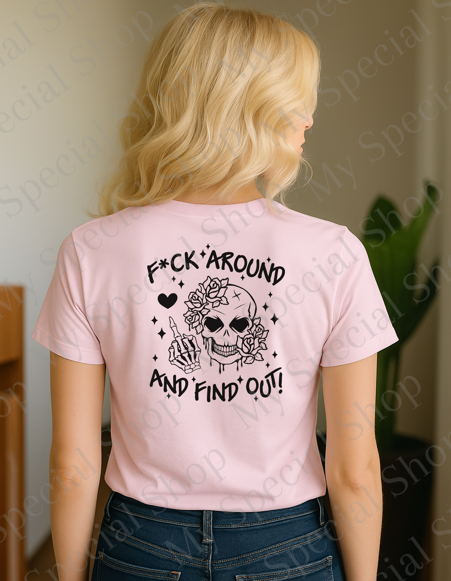 Fck Around and Find Out Skull T-Shirt* | Edgy Skeleton Graphic Tee | Gothic Aesthetic Streetwear | Bold Statement Shirt My Special Shop