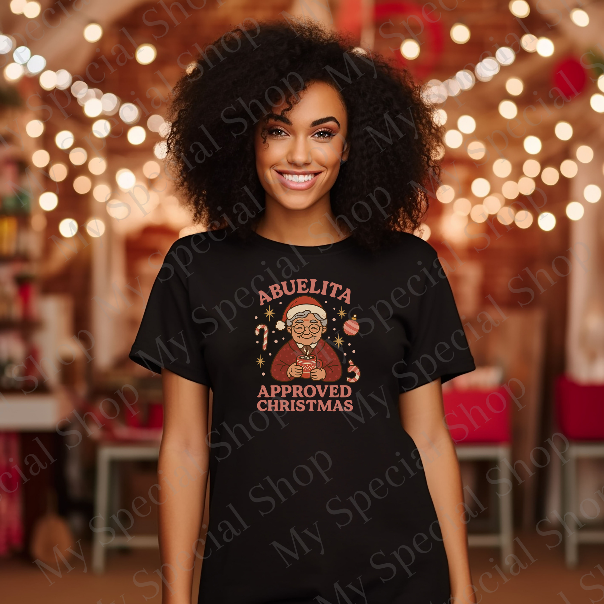 Abuelita Approved Christmas Shirt | Hispanic Holiday Tee | Cozy Family Christmas Shirt | Latina Christmas Gift My Special Shop