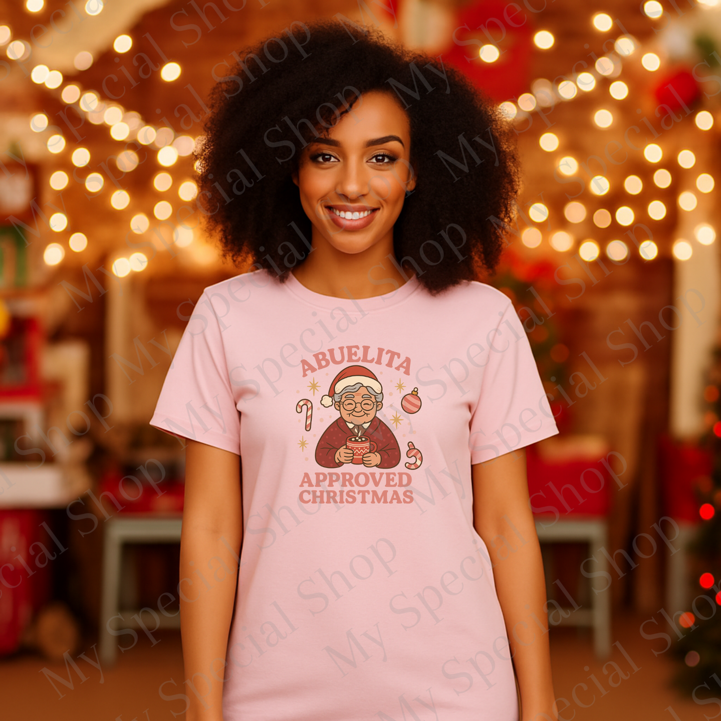 Abuelita Approved Christmas Shirt | Hispanic Holiday Tee | Cozy Family Christmas Shirt | Latina Christmas Gift My Special Shop
