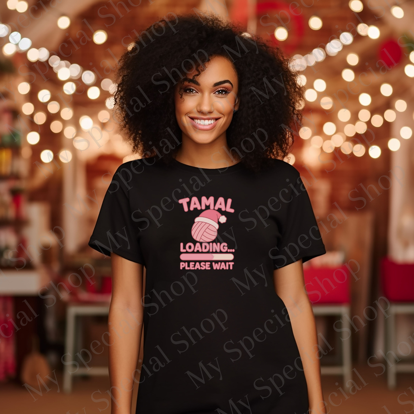Tamal Loading Please Wait Shirt | Funny Hispanic Christmas Tee | Cute Mexican Holiday Shirt | Tamales Navidad Shirt My Special Shop