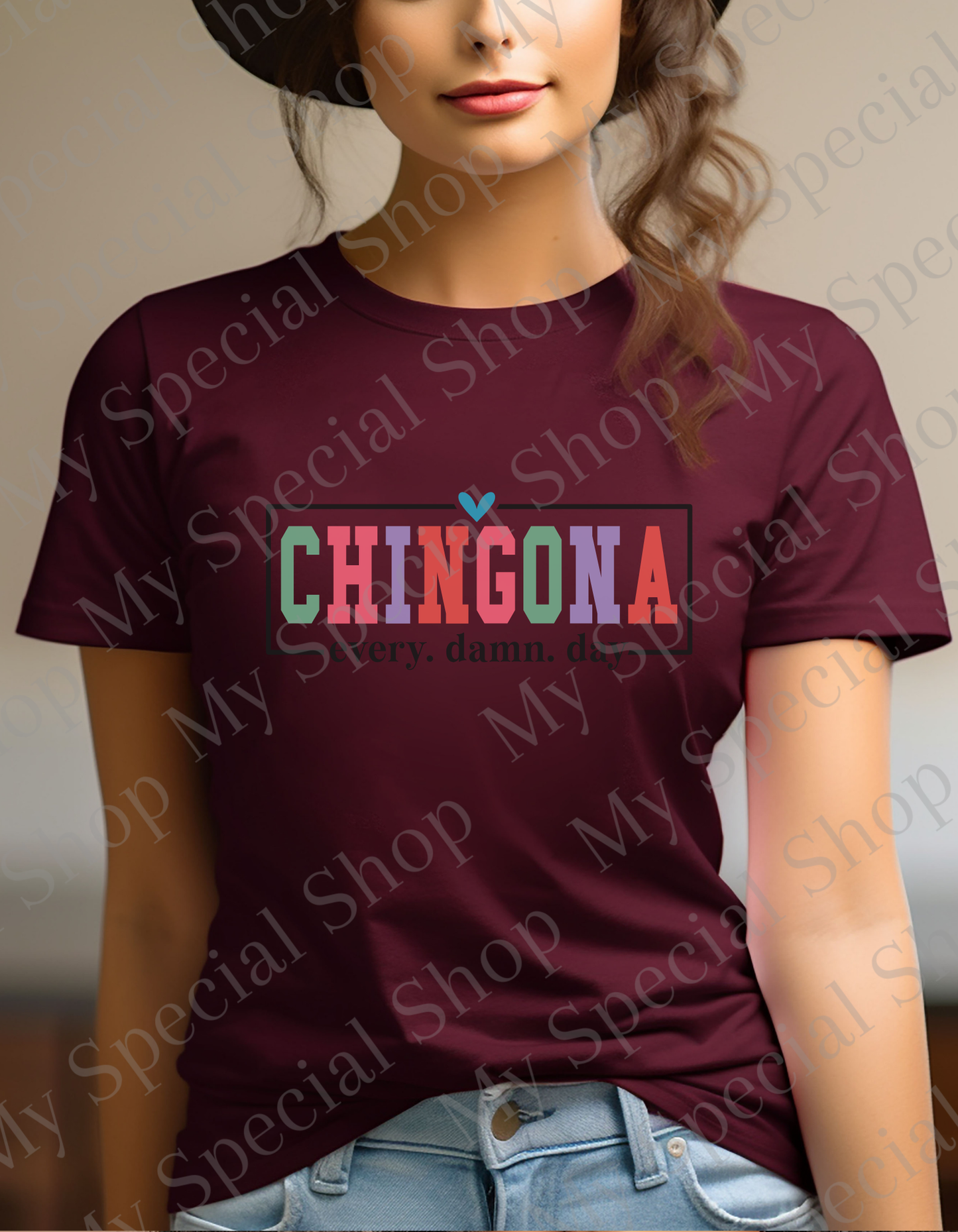 Chingona Every Damn Day T-Shirt – Empowered Latina Shirt | Bold Feminist Apparel | Latina Pride Tee | Mexican Graphic Tee My Special Shop