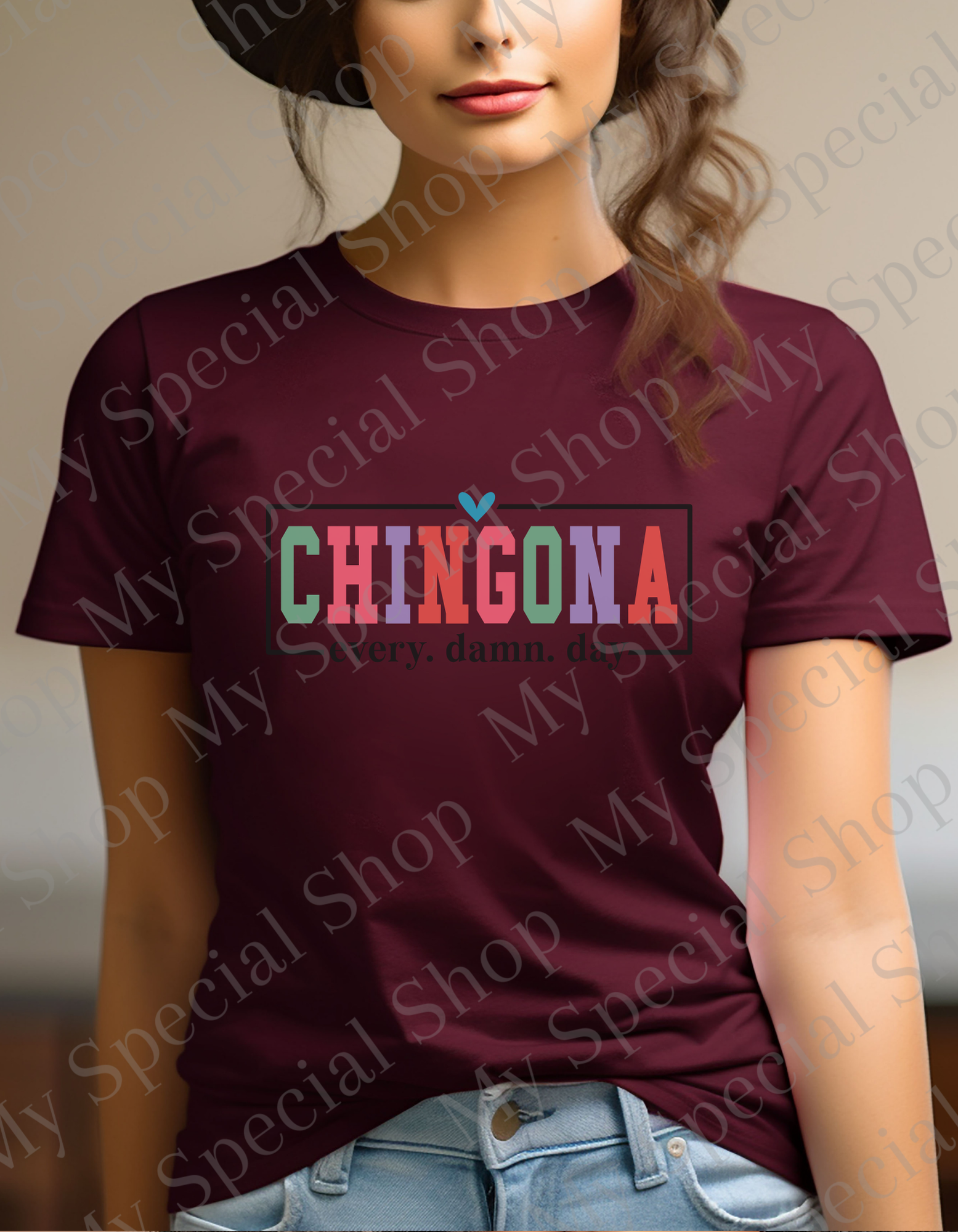 Chingona Every Damn Day T-Shirt – Empowered Latina Shirt | Bold Feminist Apparel | Latina Pride Tee | Mexican Graphic Tee My Special Shop