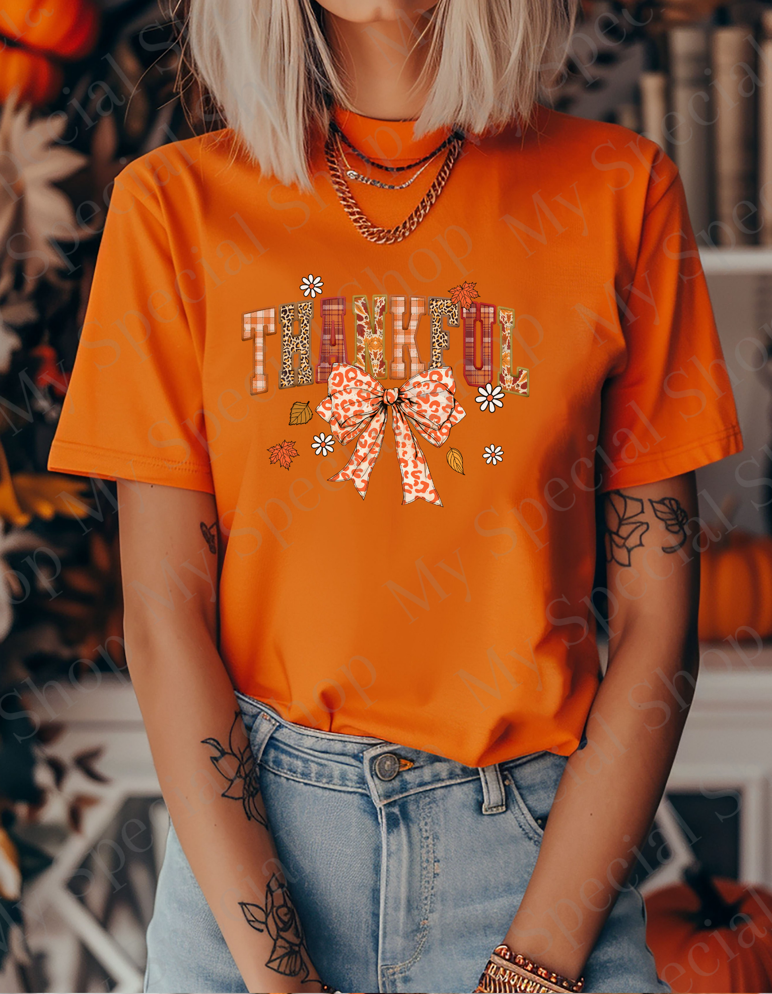 THANKFUL Fall Graphic Tee | Bella+Canvas | Graphic Tee | Soft style | Unisex My Special Shop