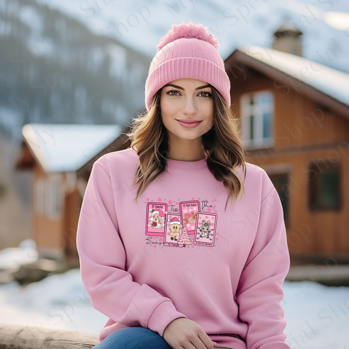 Lotería Navidad Shirt or Sweatshirt | El Santa El Tamal El Pan Dulce | Latino Christmas Design | Funny Bilingual Holiday Apparel My Special Shop