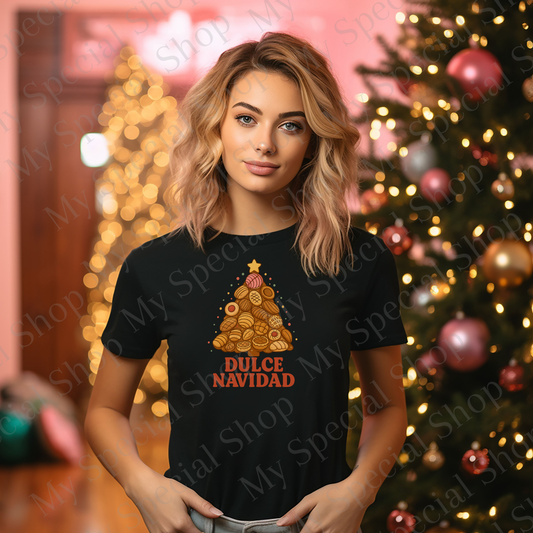 Dulce Navidad Shirt | Pan Dulce Christmas Tee | Mexican Holiday Shirt | Hispanic Bakery Christmas Gift My Special Shop