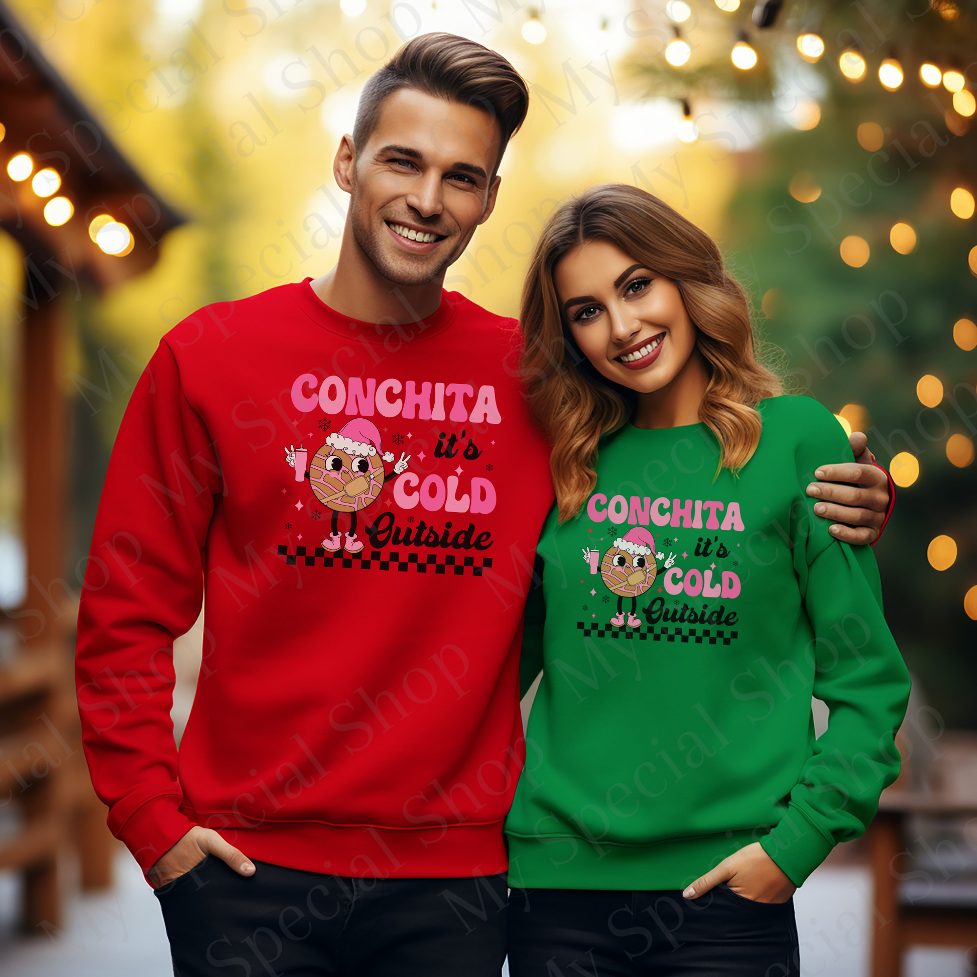 Conchita It’s Cold Outside Sweatshirt | Funny Mexican Christmas Sweater | Pan Dulce Winter Apparel | Latina Holiday Crewneck My Special Shop
