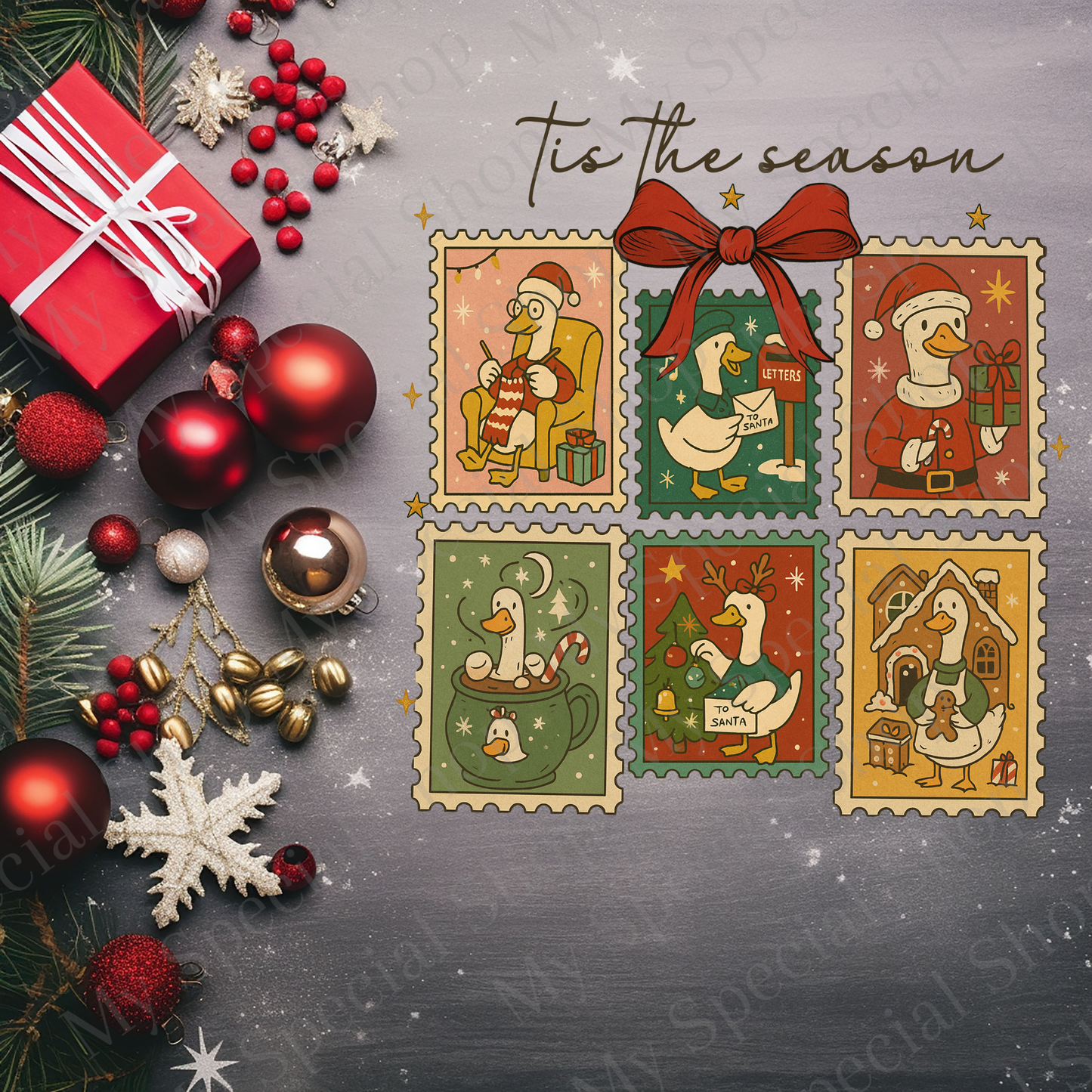 Tis The Season Shirt | Vintage Christmas Duck Tee | Retro Holiday Shirt | Funny Cozy Christmas Gift My Special Shop