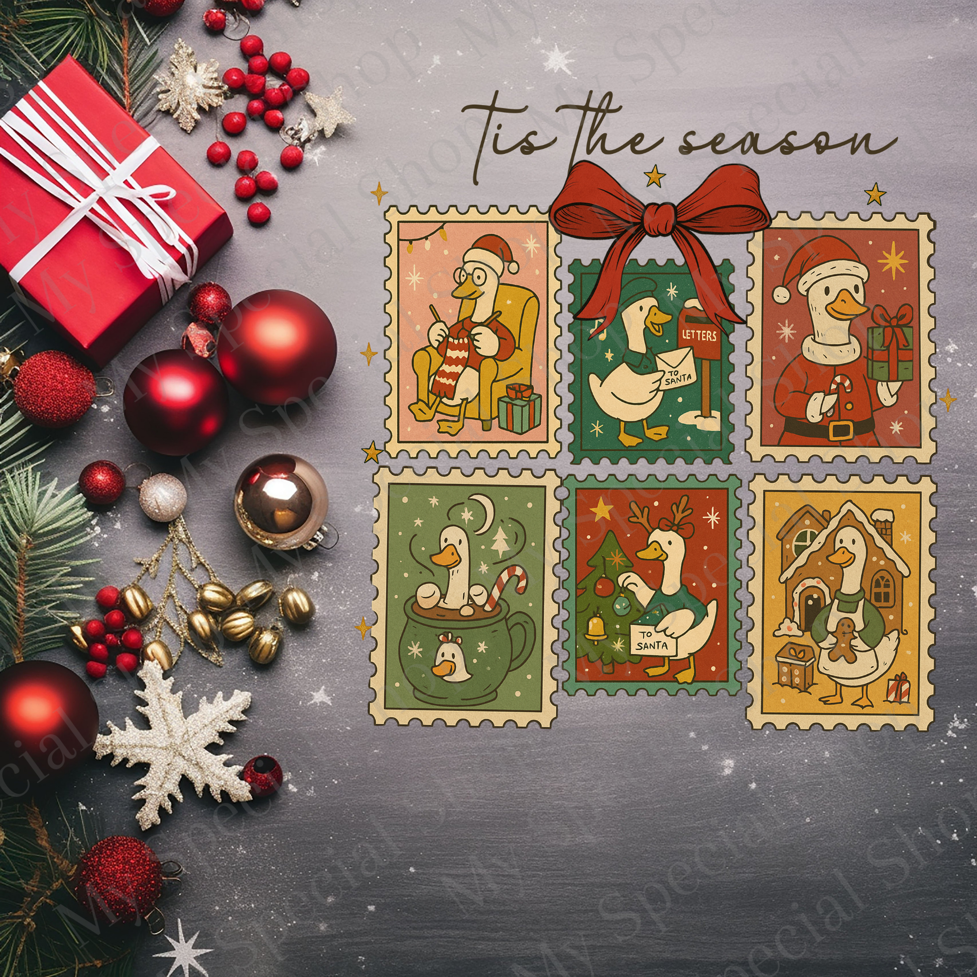 Tis The Season Shirt | Vintage Christmas Duck Tee | Retro Holiday Shirt | Funny Cozy Christmas Gift My Special Shop