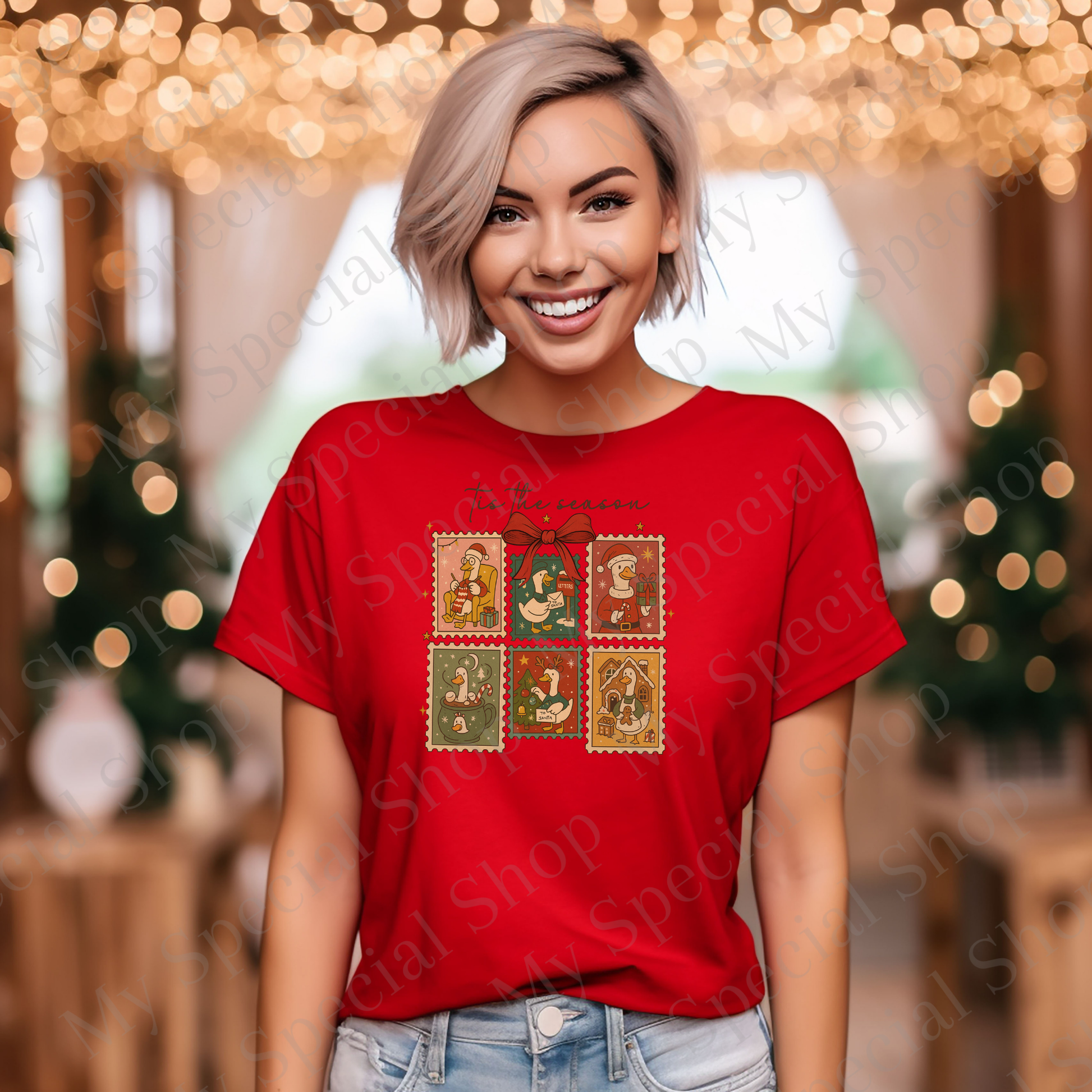 Tis The Season Shirt | Vintage Christmas Duck Tee | Retro Holiday Shirt | Funny Cozy Christmas Gift My Special Shop