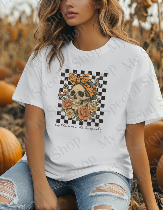 Squad Ghouls Shirt | Cute Ghost Girl Halloween Tee  | Pumpkin | Bella + Canvas | Unisex (Copy) My Special Shop