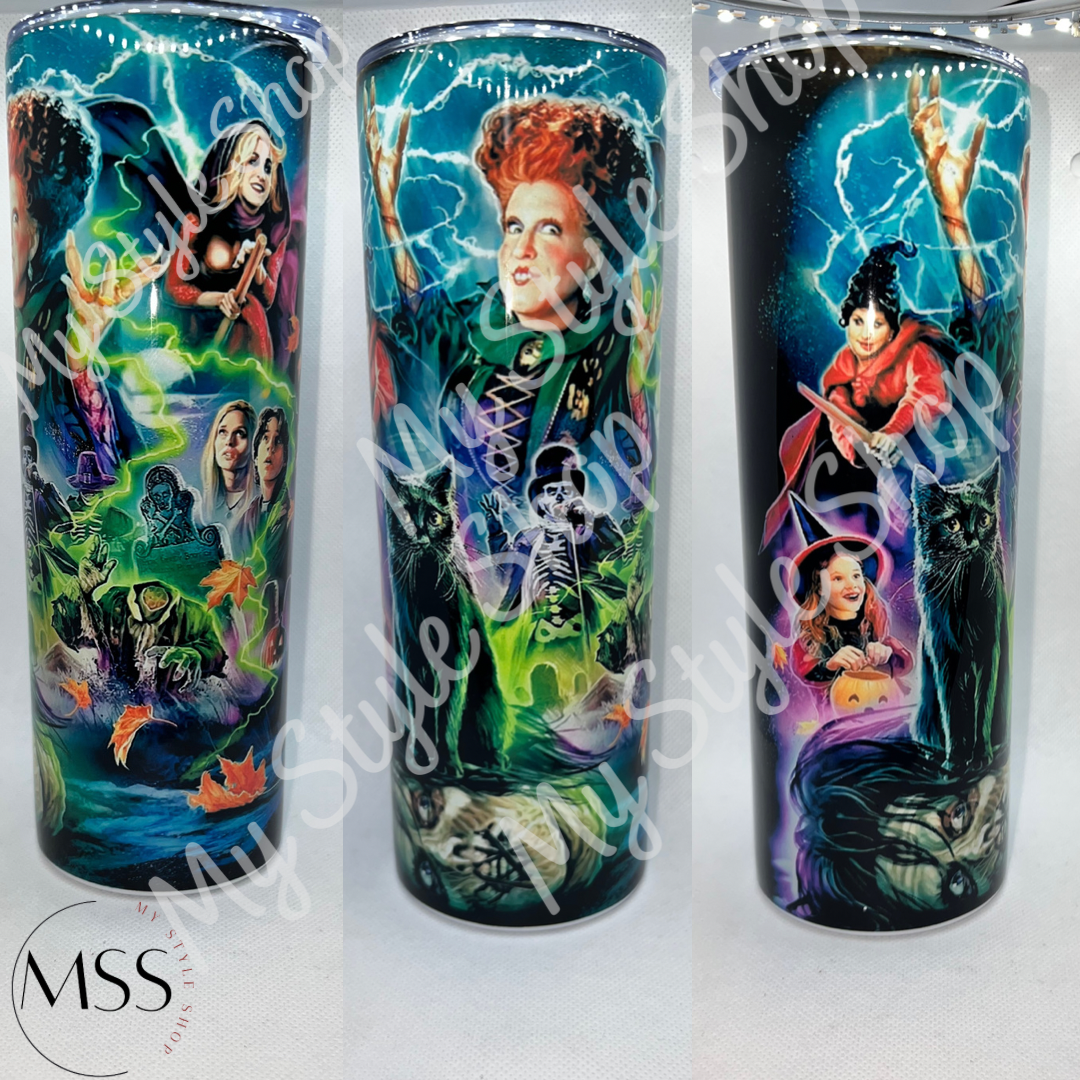 Hocus Pocus Tumbler | 20oz | Skinny Tumbler | Halloween | Sublimation My Style Shop