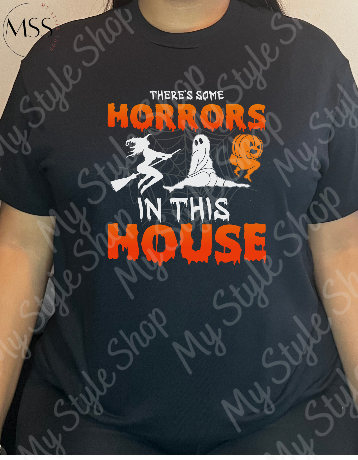 Copy of Copy of Copy of Halloween Card Shirt | Gildan | Black | Texas Orange | Unisex | DTF My Style Shop