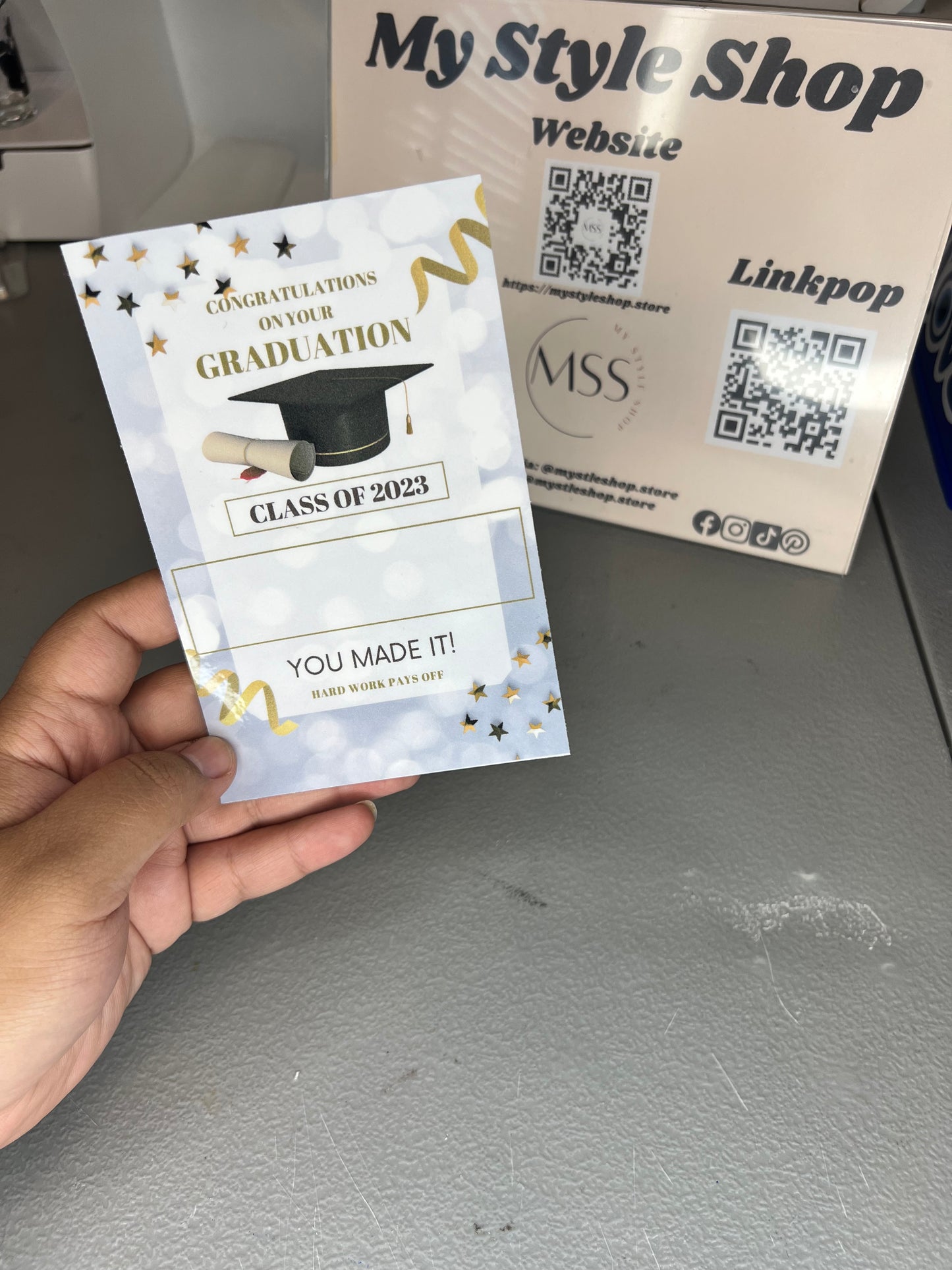 Graduation Money Card #2 | Gift | Gift Card | Celebration | Diploma | Class of 2023 My Style Shop