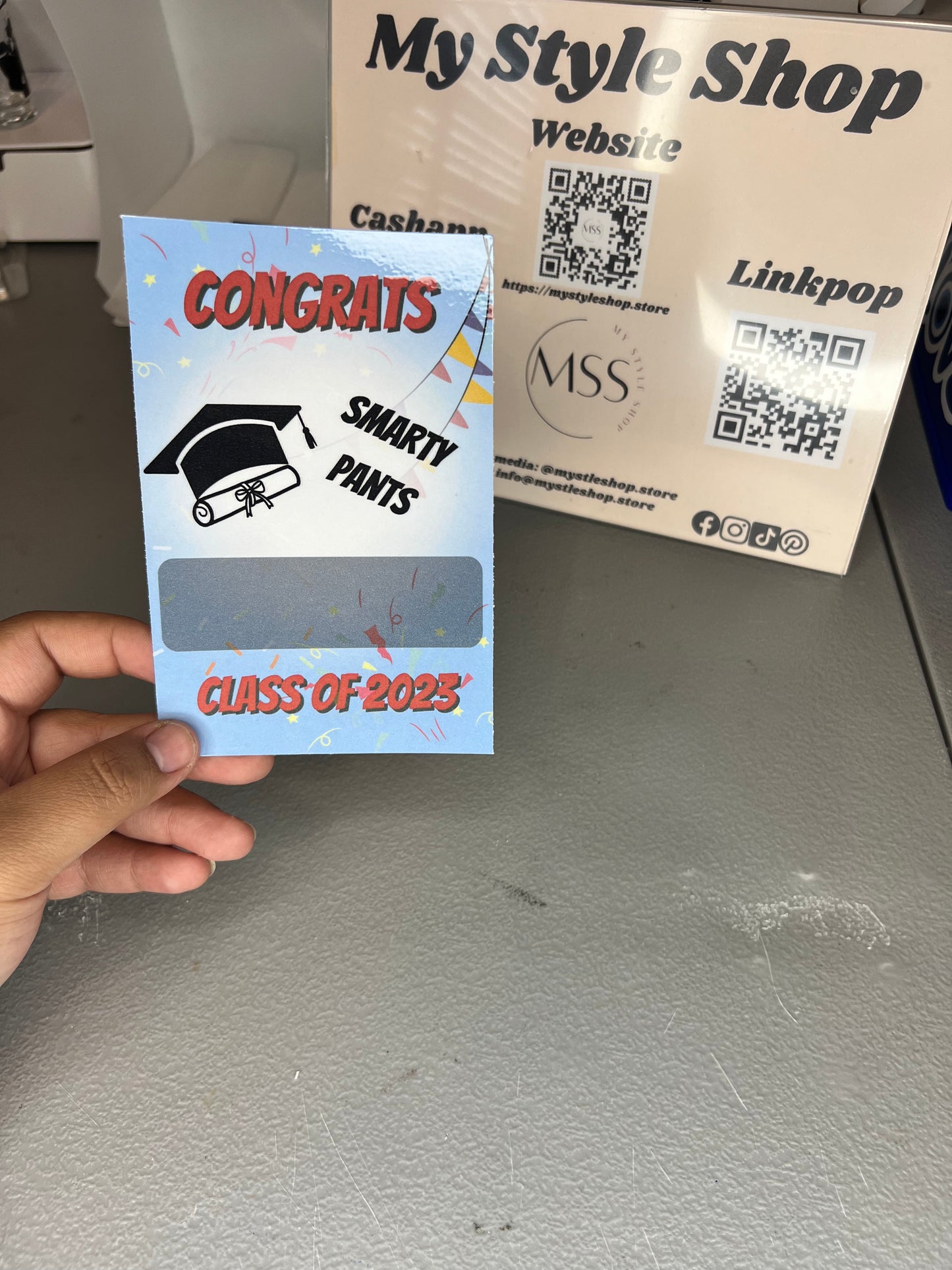 Graduation Money Card #3| Gift | Gift Card | Celebration | Diploma | Class of 2023 | Smarty Pants My Style Shop